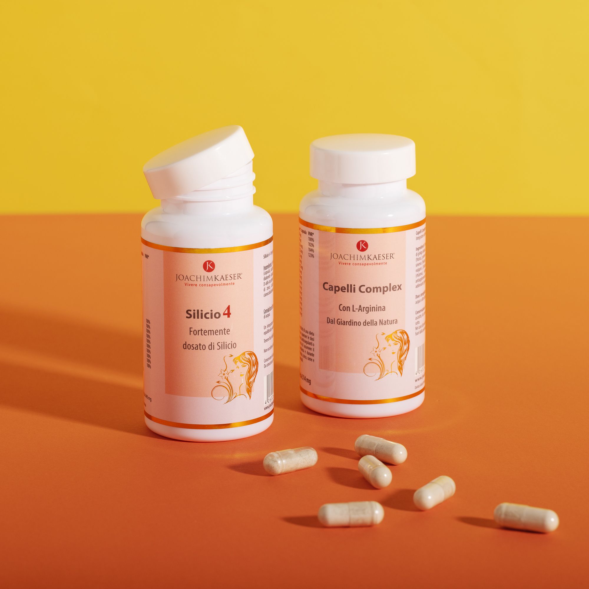 Joachim Kaeser
Kit integratori:
Capelli Complex
e Silicio 4