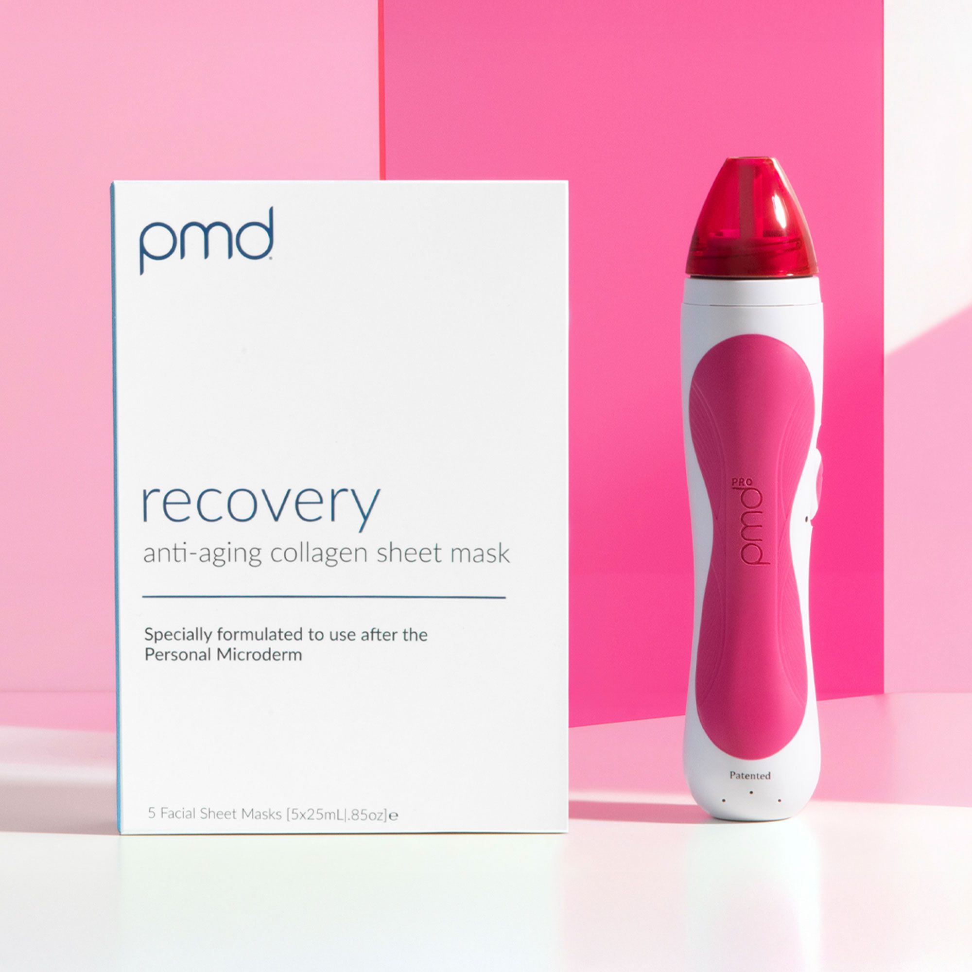 PMD Beauty
Dispositivo 
esfoliante + maschere
collagene (5x25ml)