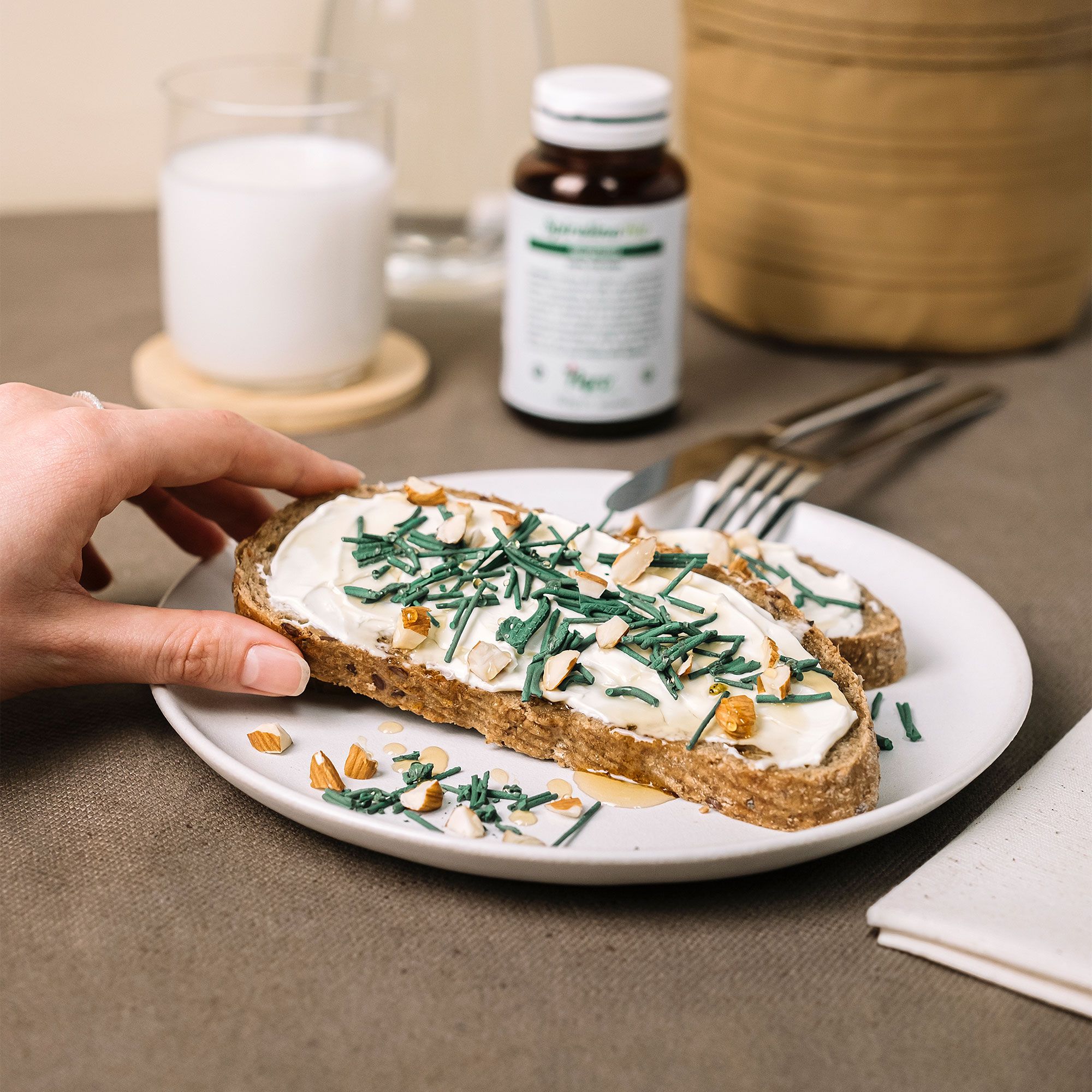 Agroiniziative SpirulinaBio in Spaghettini integratore (50g)