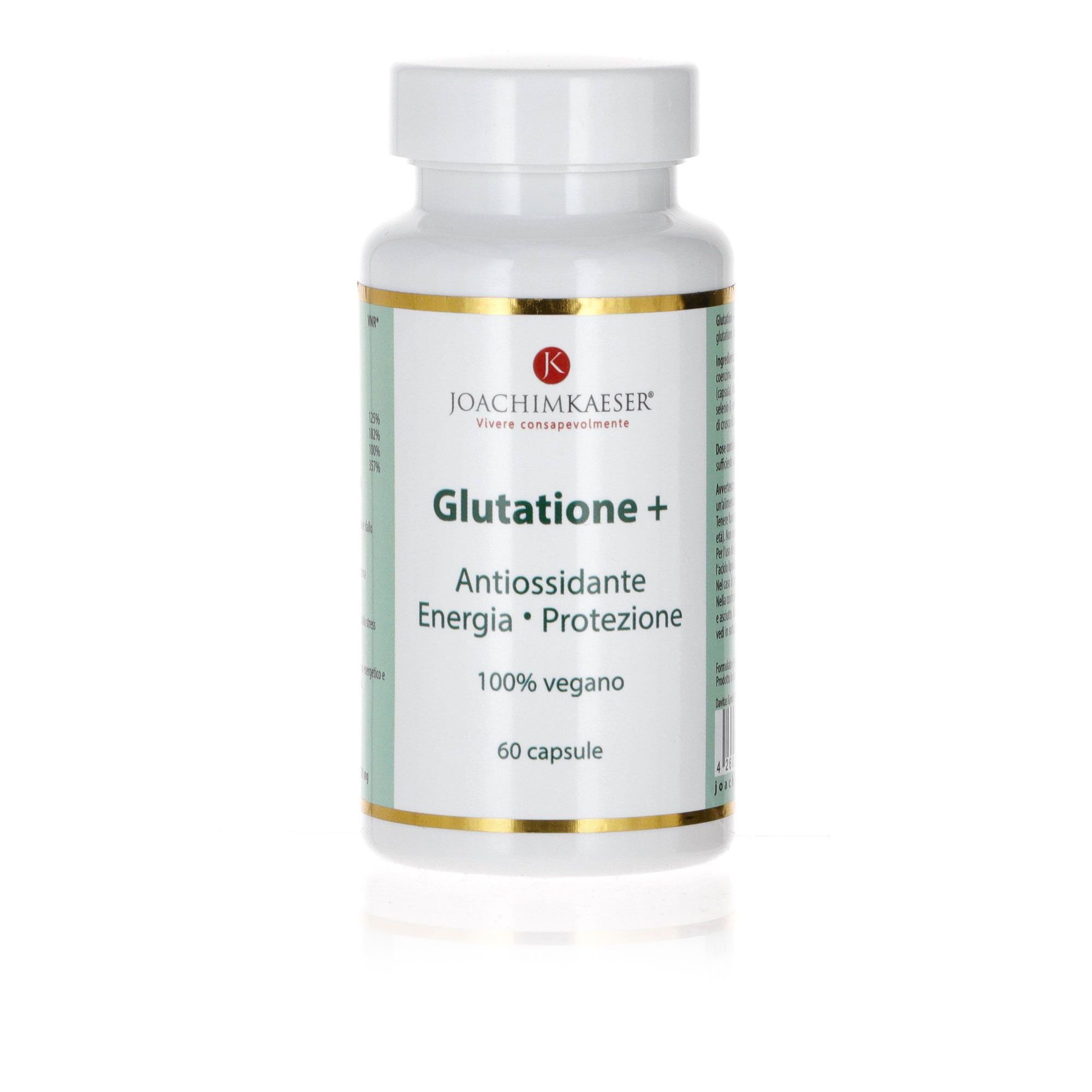 Joachim Kaeser
Glutatione+
Integratore
alimentare (60cps)