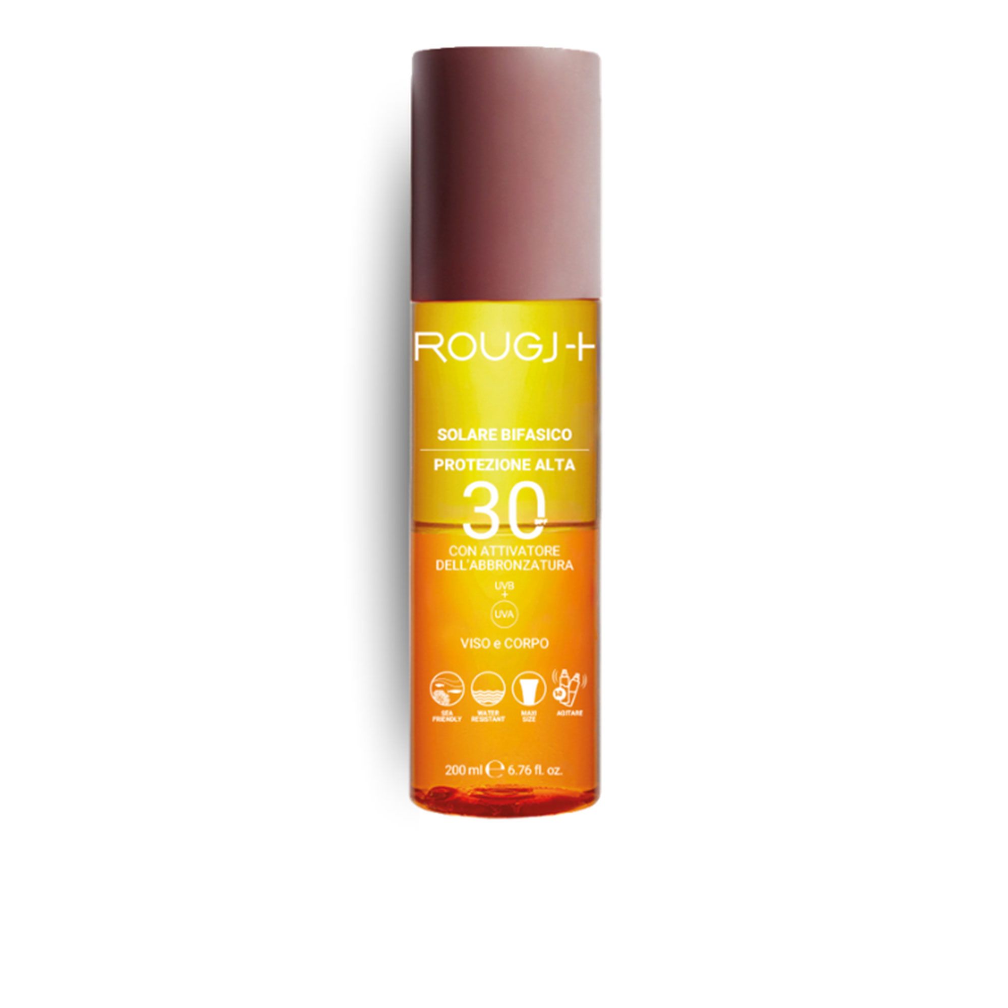 Rougj
Solare Bifasico SPF30
con attivatore
abbronzatura (200ml)
