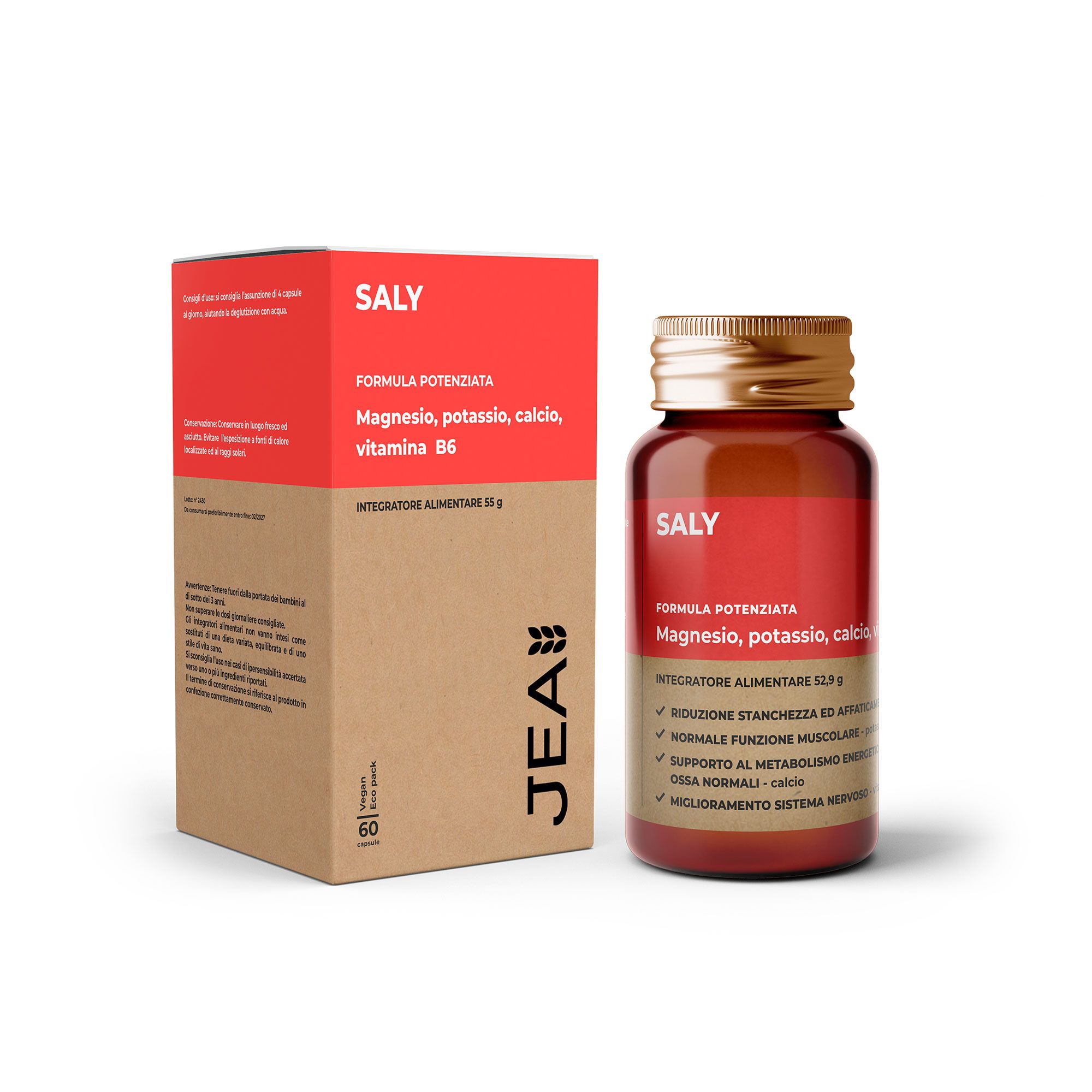 Jea
Saly integratore
alimentare di sali
minerali (60cps)