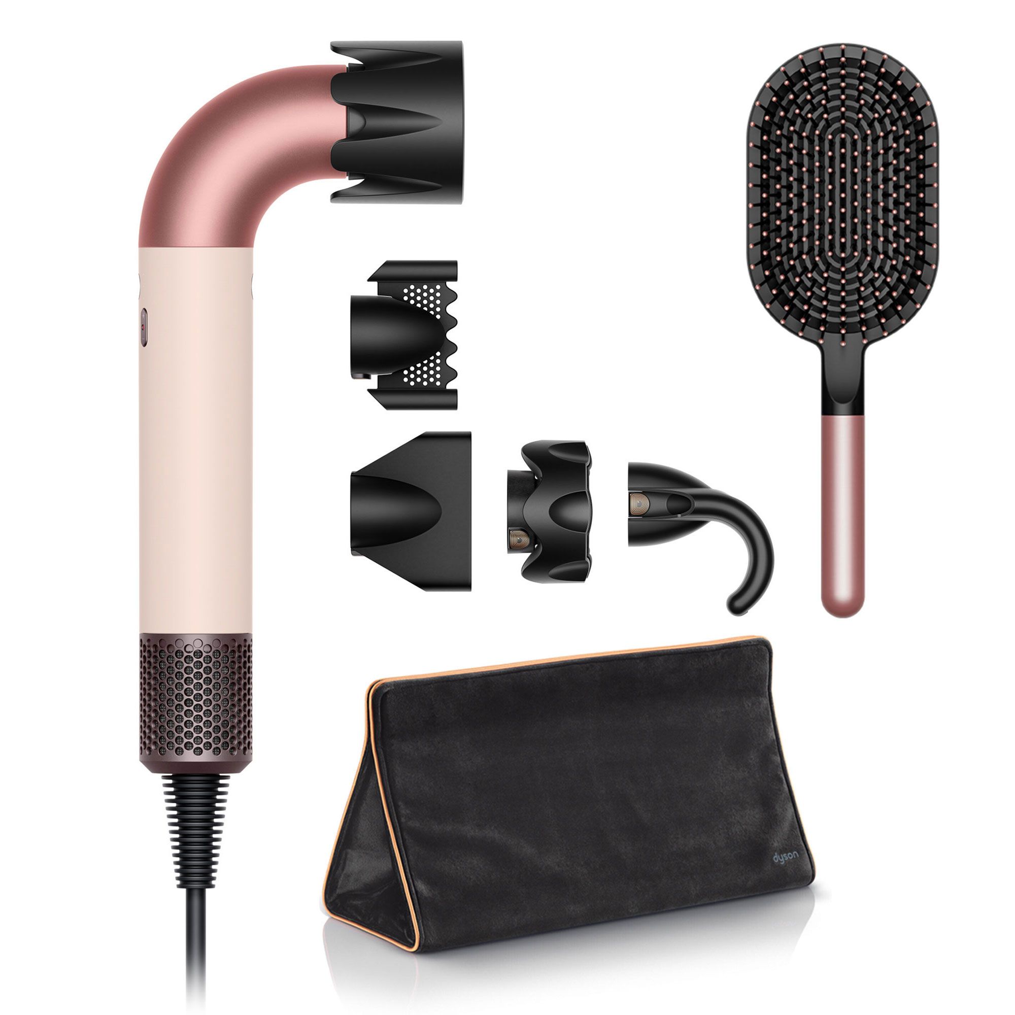Dyson
Supersonic R™ Ceramic
Pink+accessori+
spazzola+travel bag