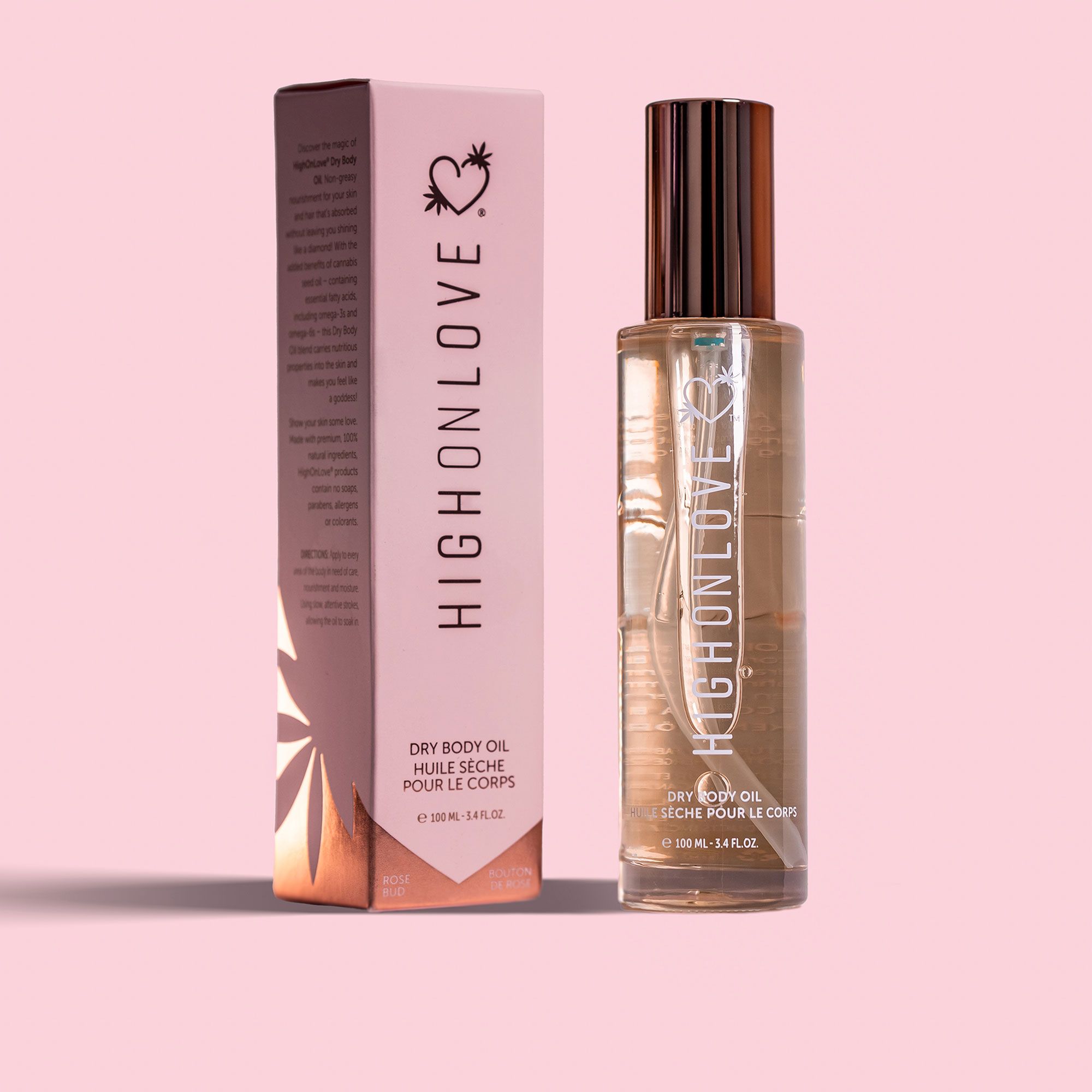 High On Love
Olio secco corpo
assorbimento veloce
(100ml)