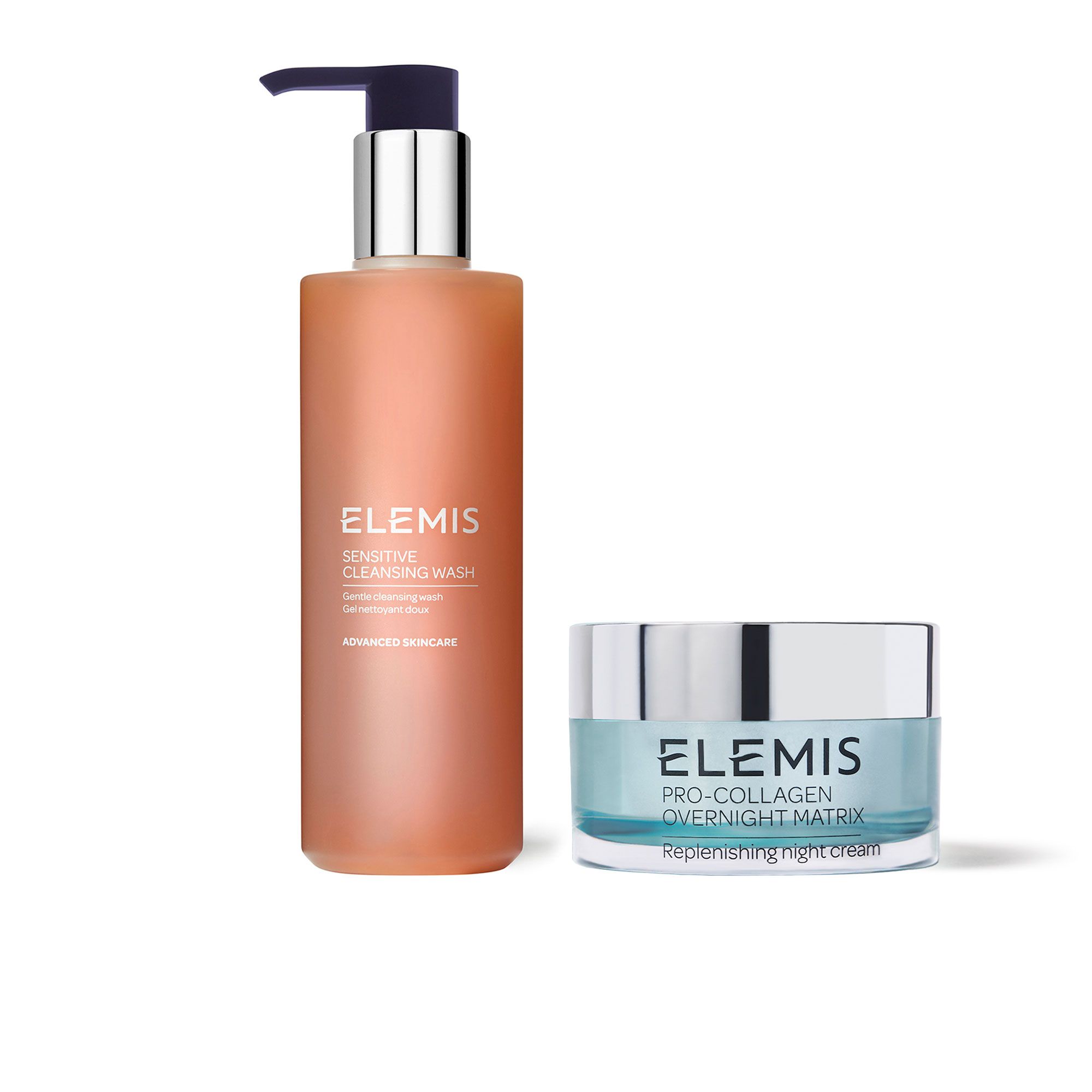 Elemis
Sensitive detergente
e Pro-Collagen
trattamento notte