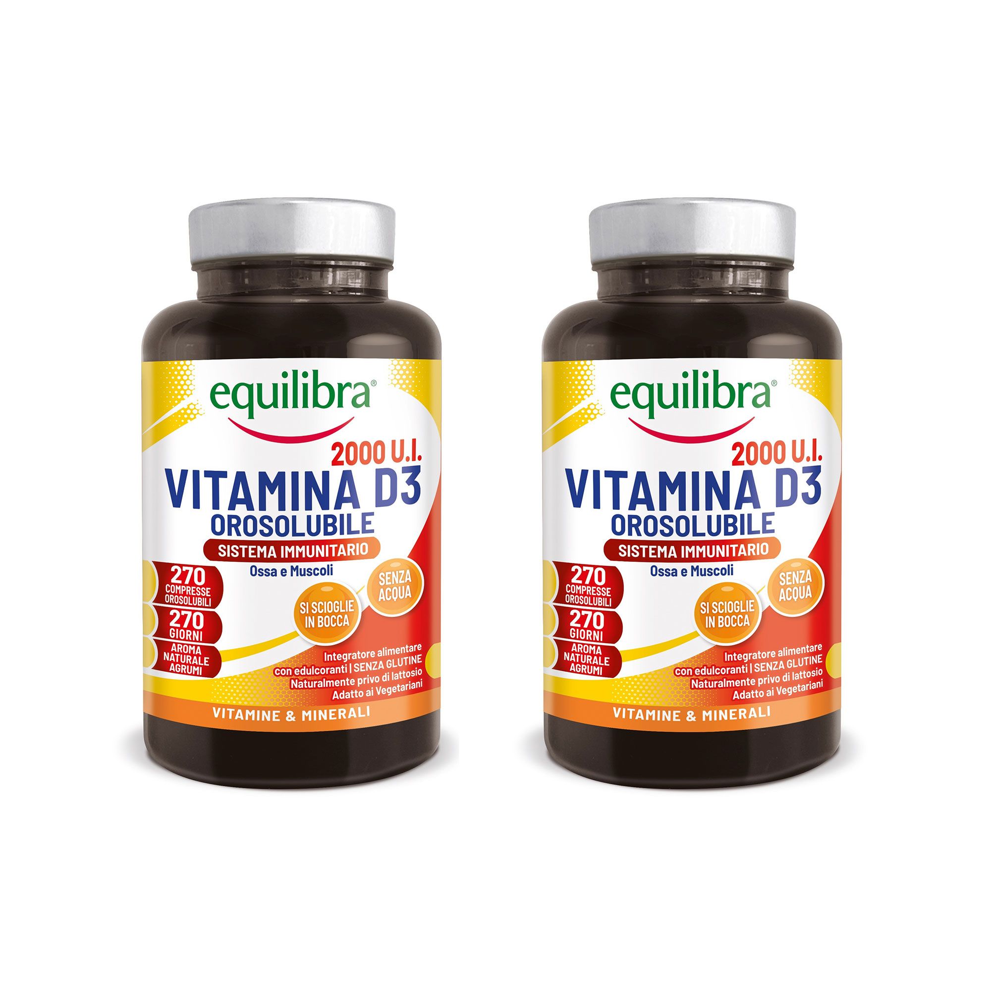 Equilibra®
Vitamina D3
Integratore
(2x270cps)