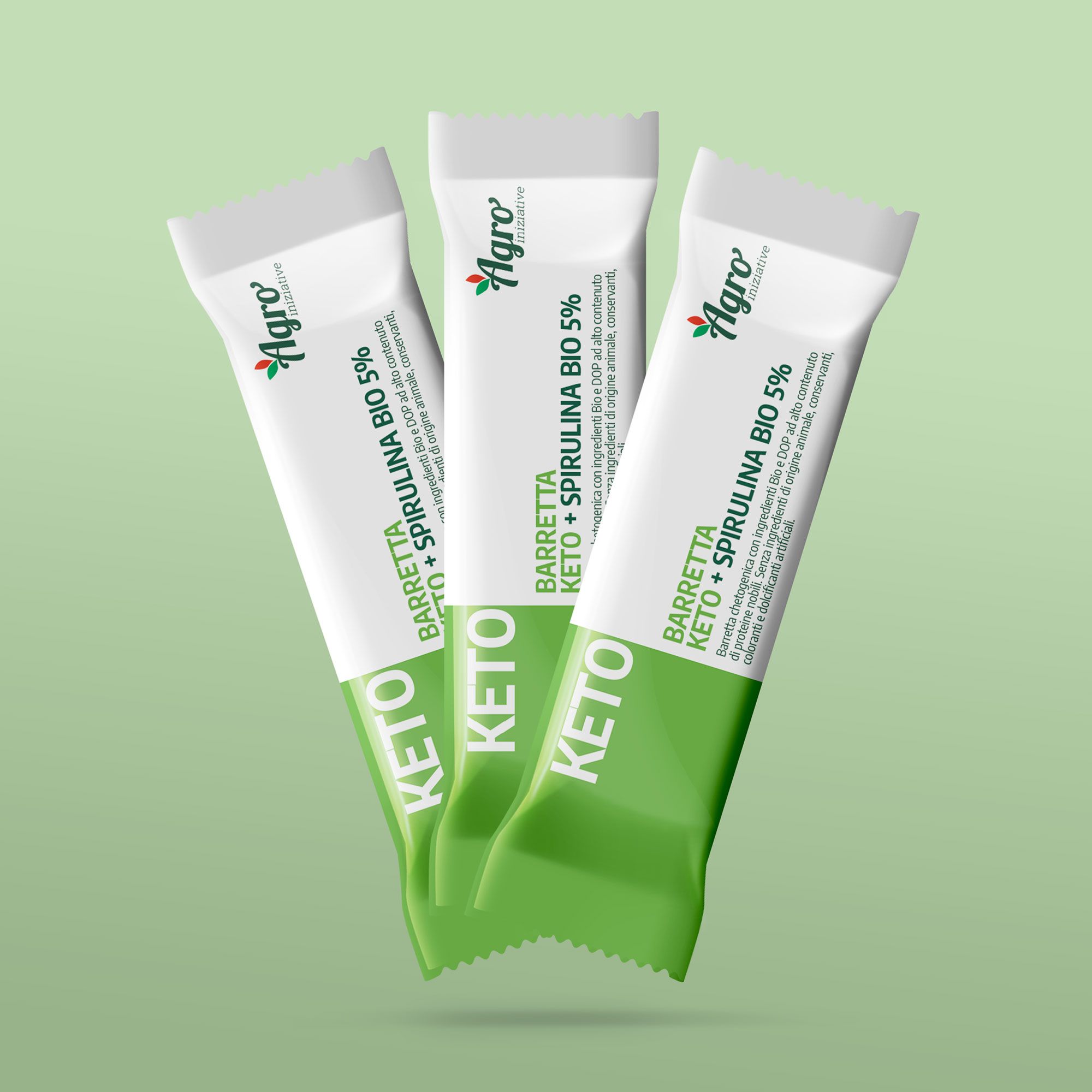 Agroiniziative
Barrette Keto
Spirulina 5%
(10x30 g)