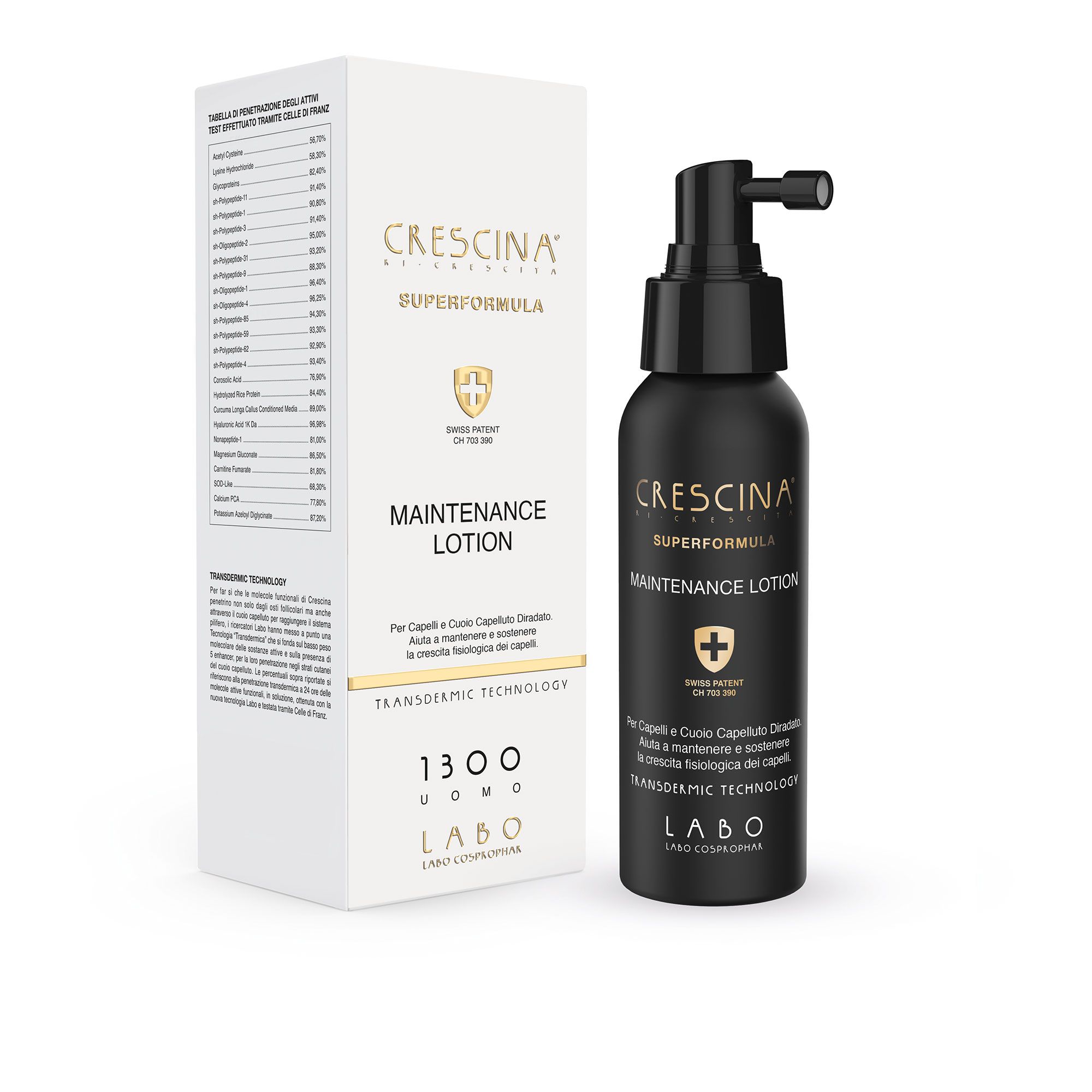 Crescina
Superformula
Maintenance Lotion
Uomo (100ml)