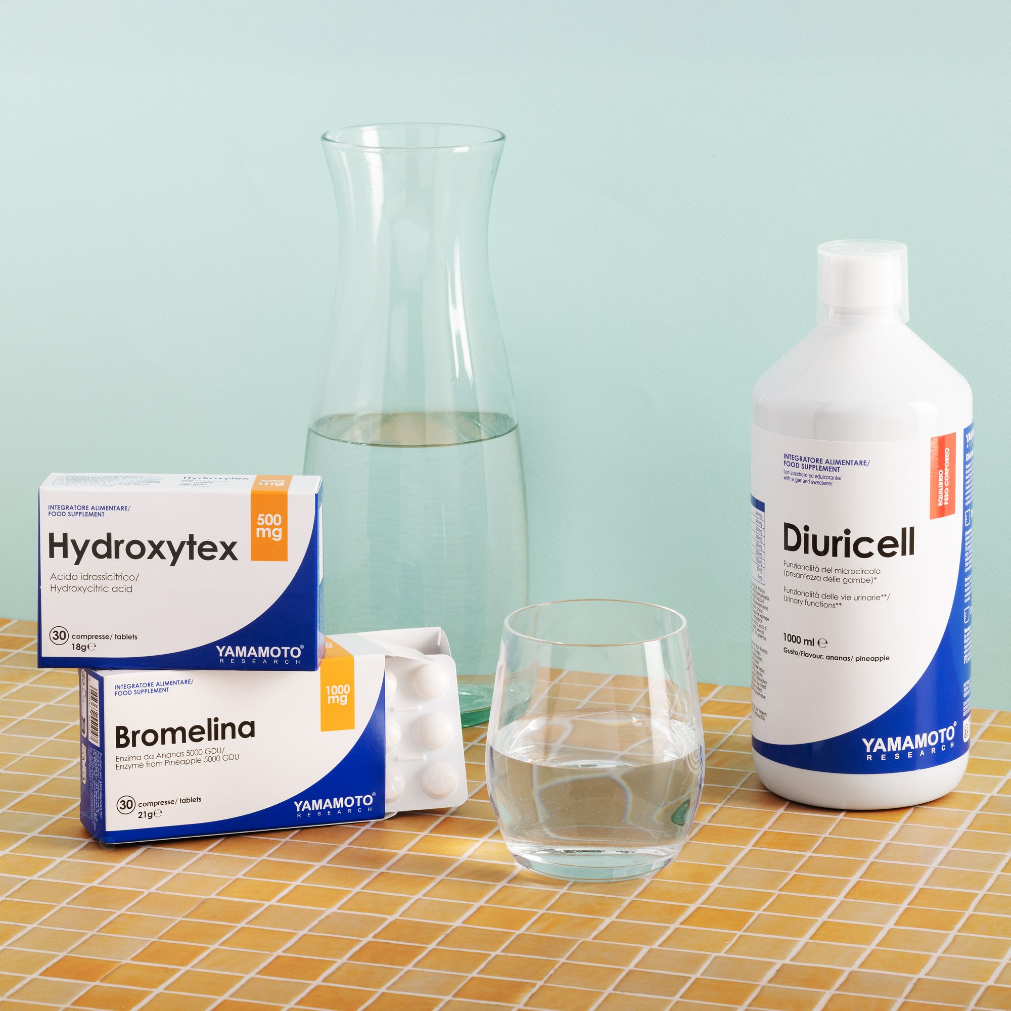 Yamamoto
Kit Forma Perfetta:
Diuricell + Bromelina
+ Hydroxytex