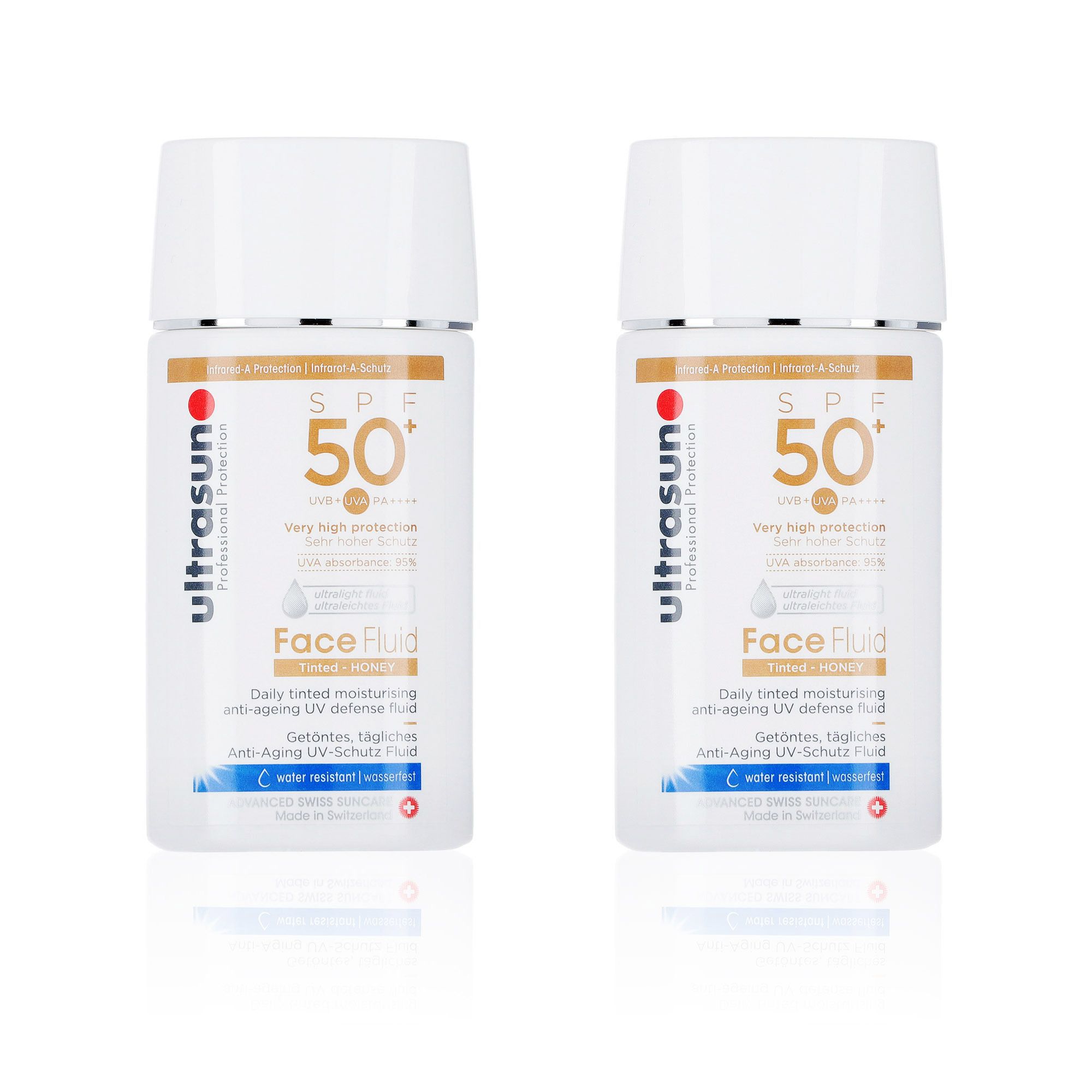 Image of Ultrasun Face Fluid Tinted SPF50+ Protezione solare colorata061