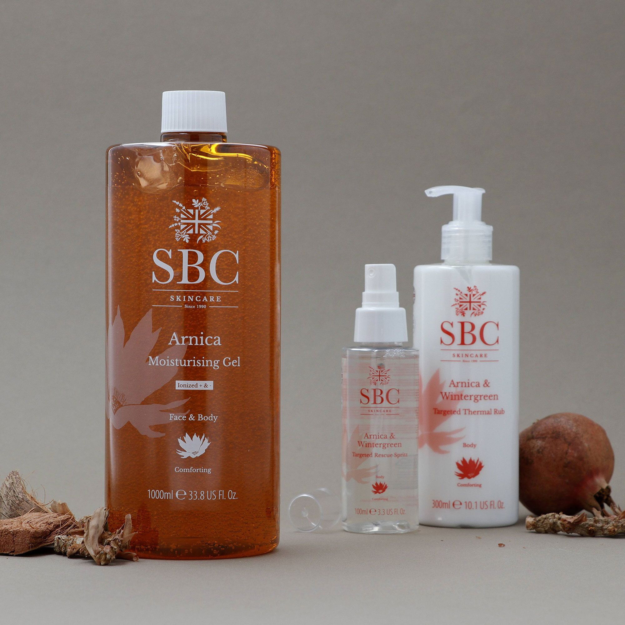 QVC SBC Kit Arnica & Wintergreen: gel crema e spray corpo