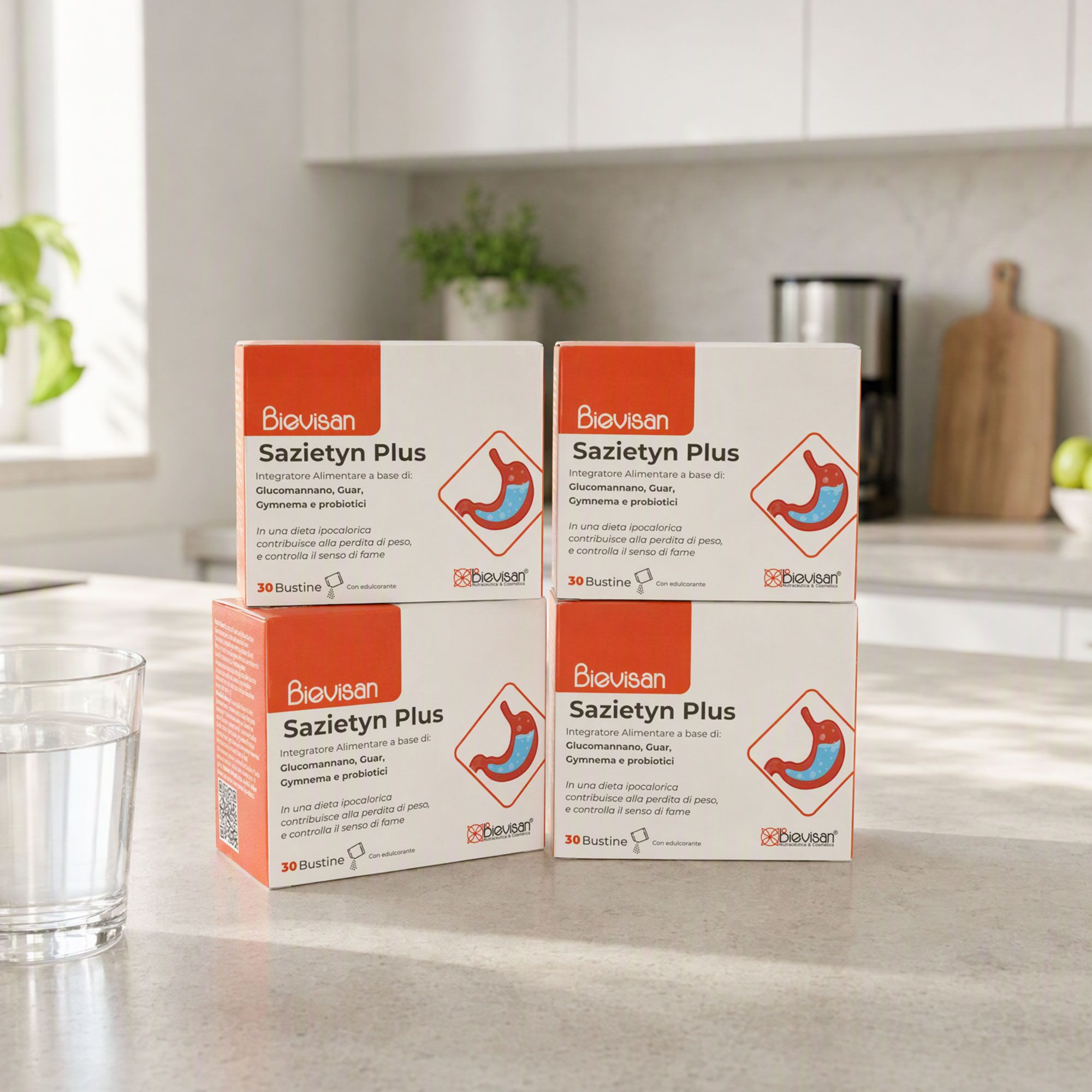 Bievisan
Integratore
alimentare Sazietyn 
Plus (4x30 bustine)