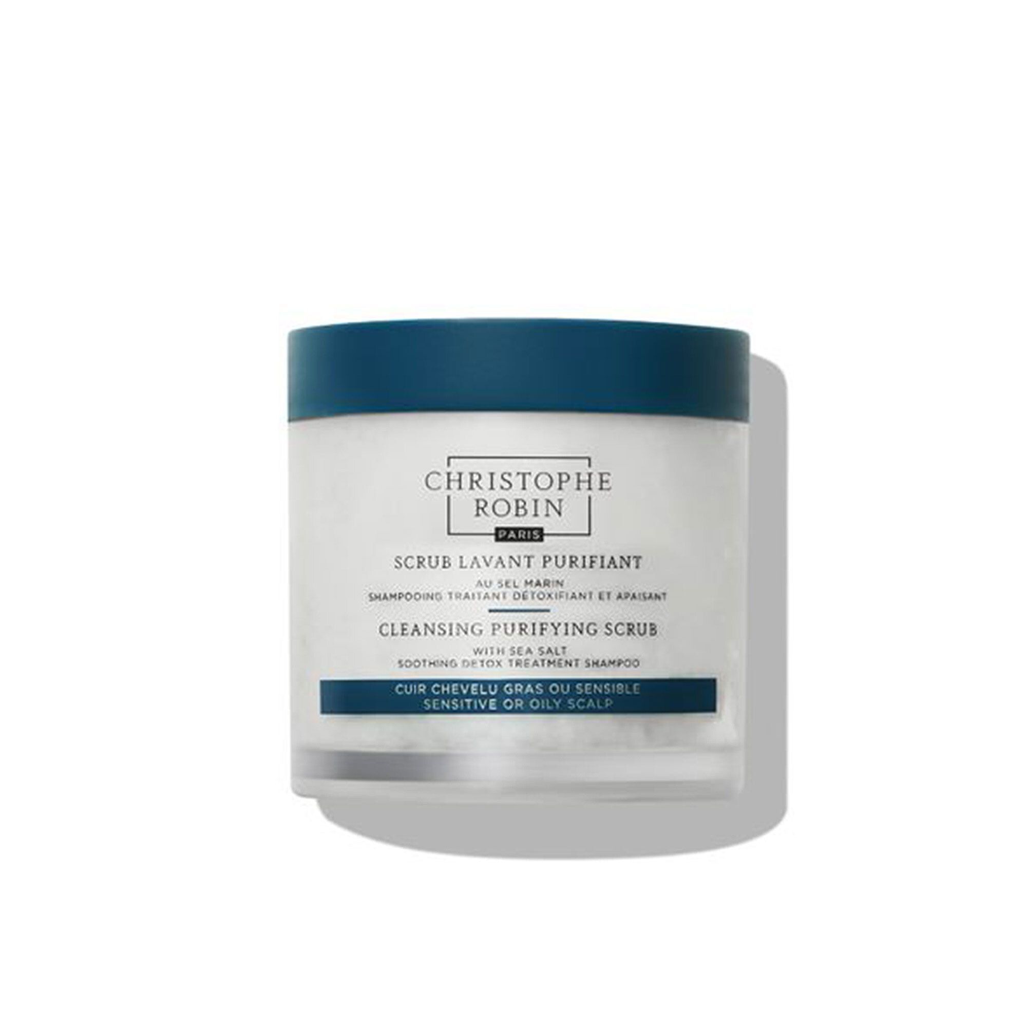 QVC Christophe Robin Scrub per cuoio capelluto con sale marino