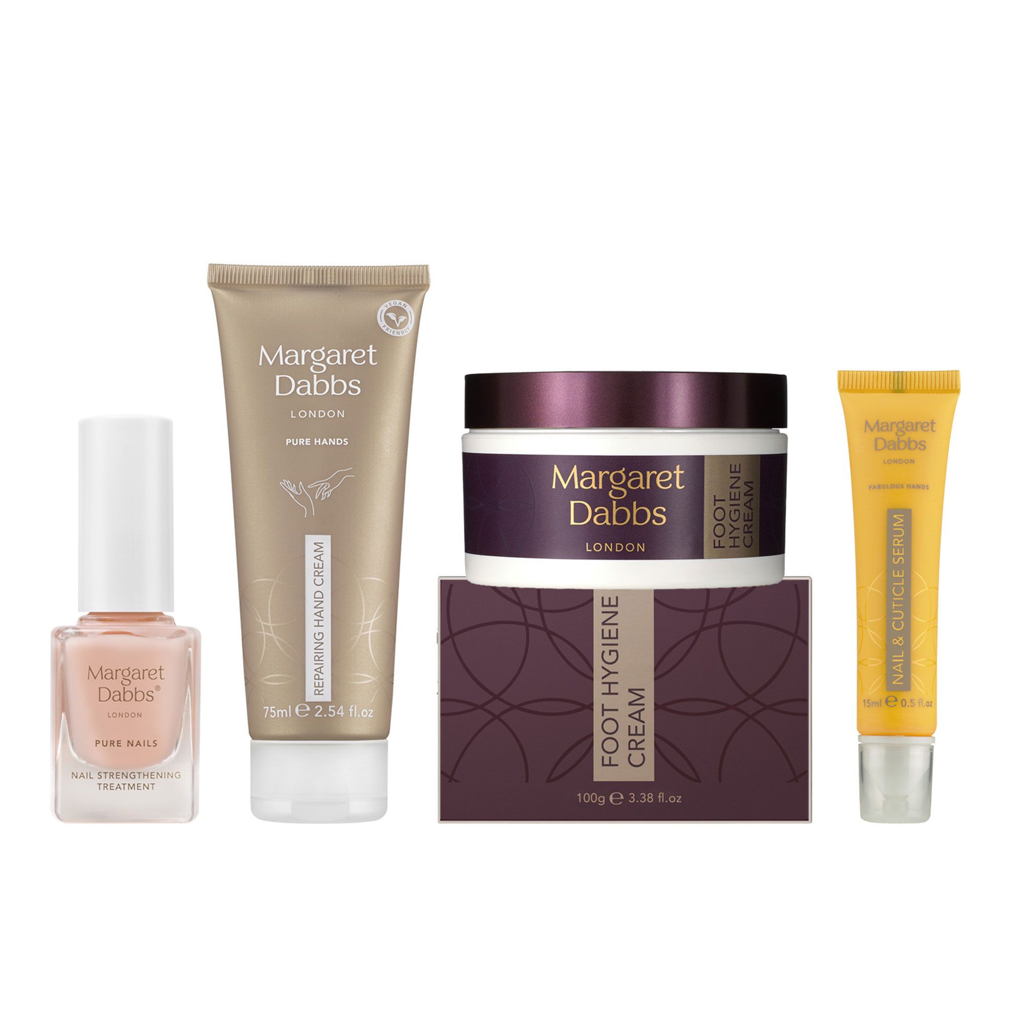 Margaret Dabbs London Kit mani, piedi e unghie: trattamento, 2 creme, siero