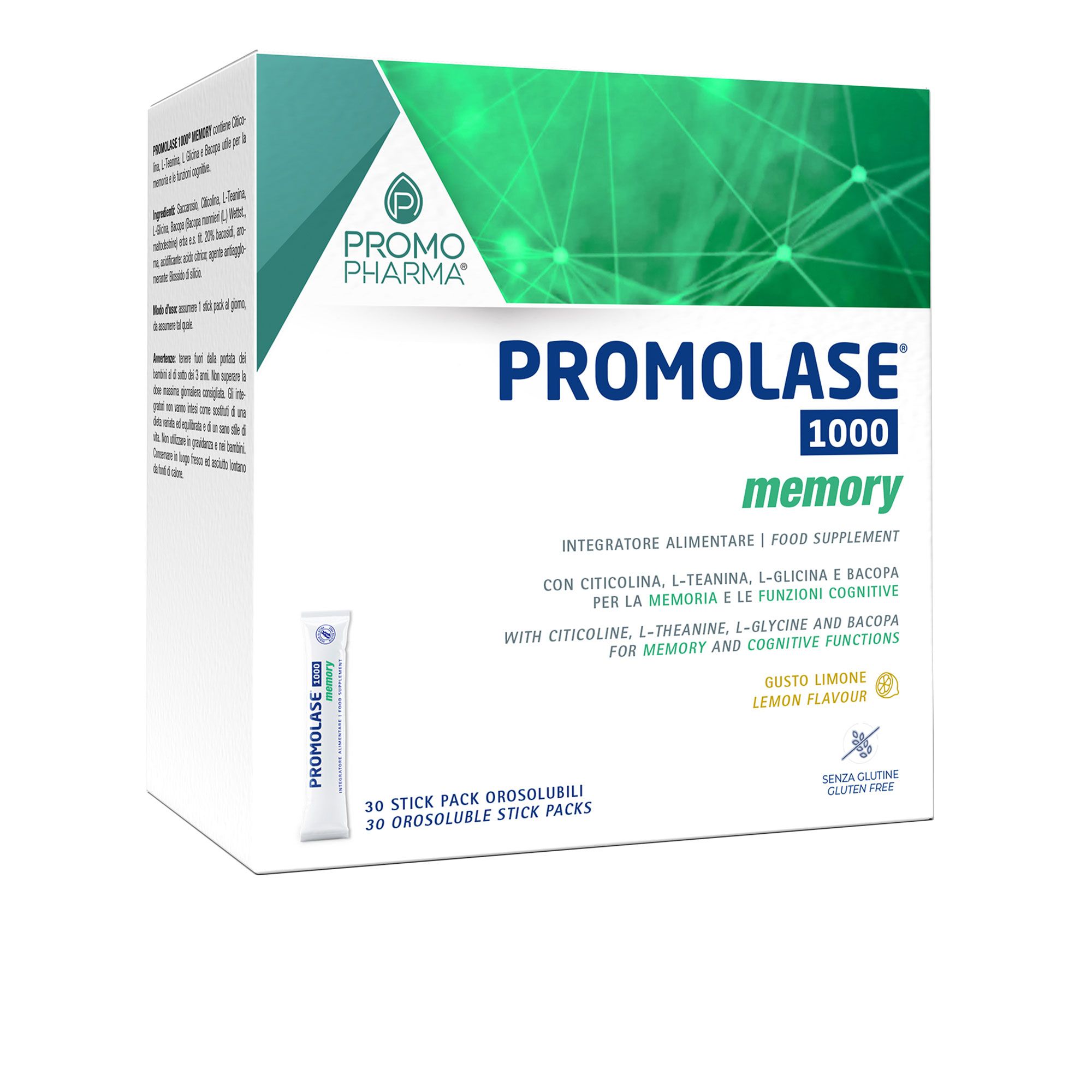 Image of PromoPharma Promolase 1000 Memory integratore alimentare061