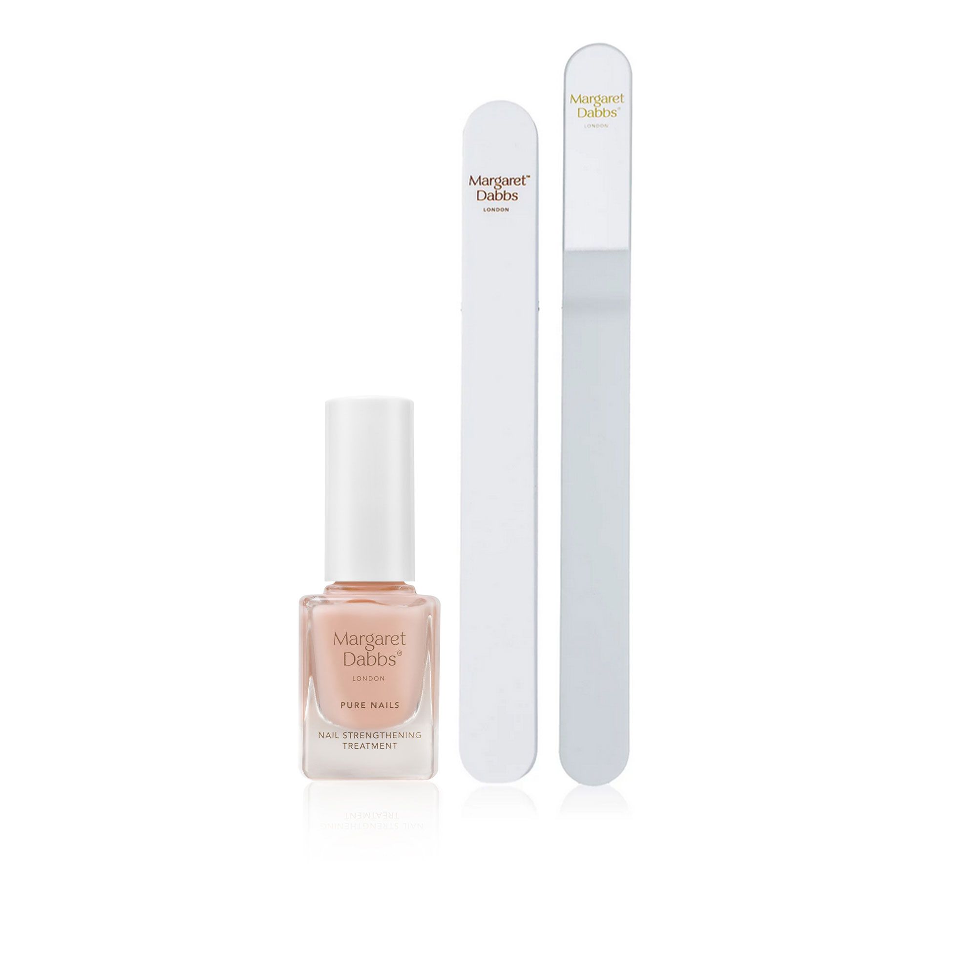 Margaret Dabbs London
Kit unghie: lima,
buffer e trattamento
cosmetico (9ml)