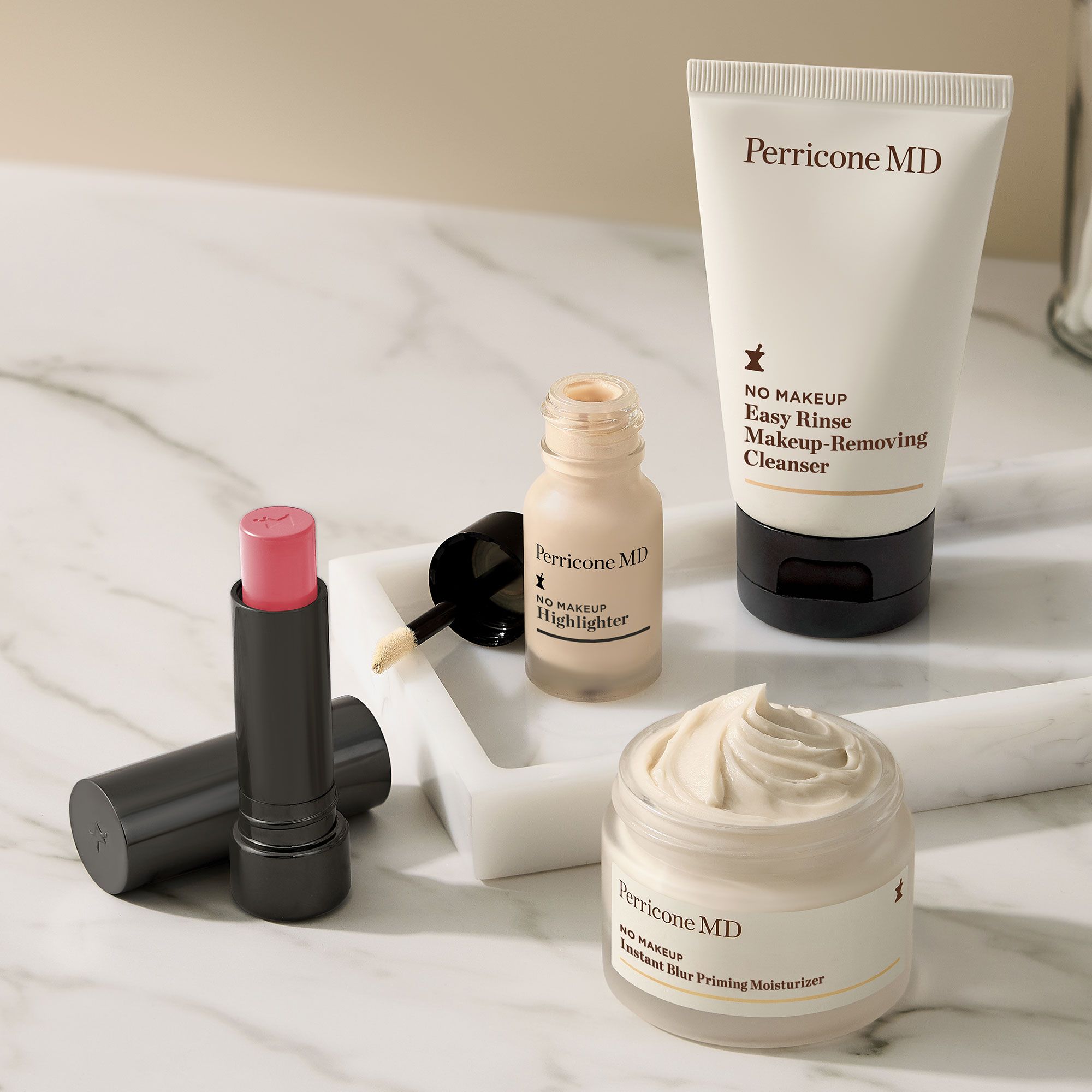 Image of Perricone MD Kit No Makeup: primer, detergente, illuminante, blush061