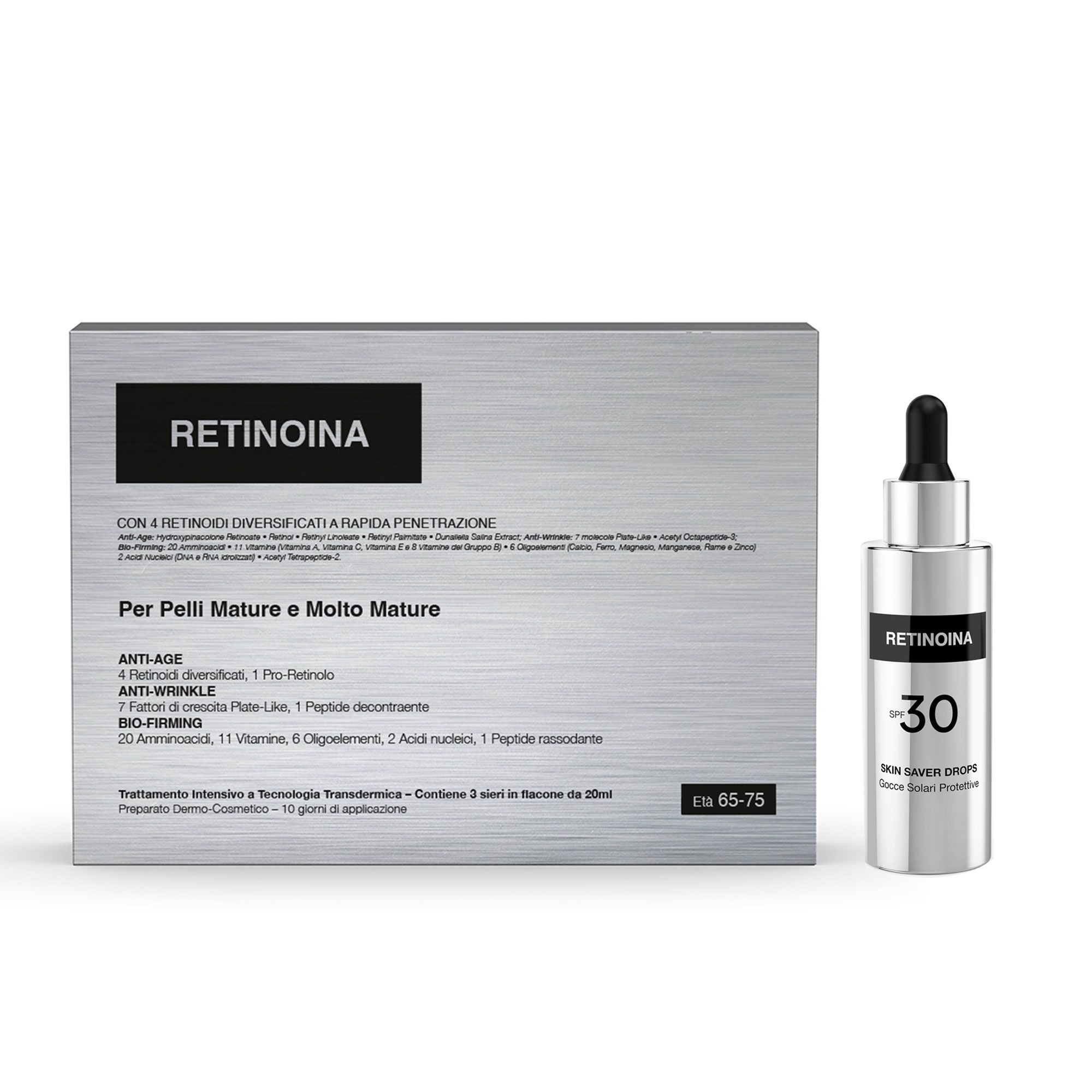 Retinoina
Trattamento Intensivo
antietà+Gocce Solari
Protettive SPF30 30ml