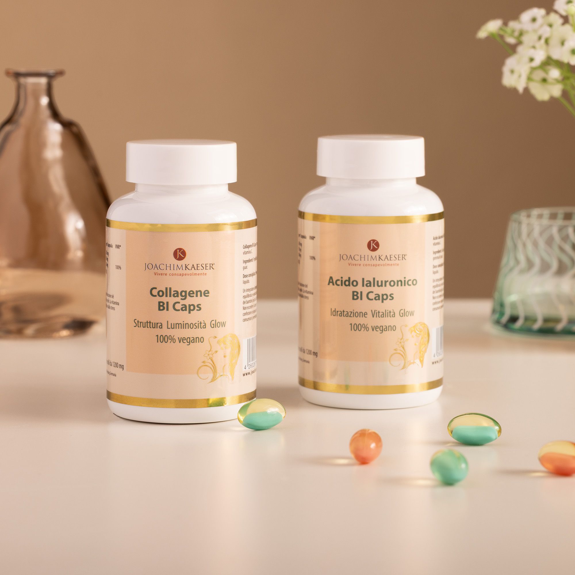 Joachim Kaeser
Integratori BI Caps
Acido Ialuronico e
Collagene (2x60cps)