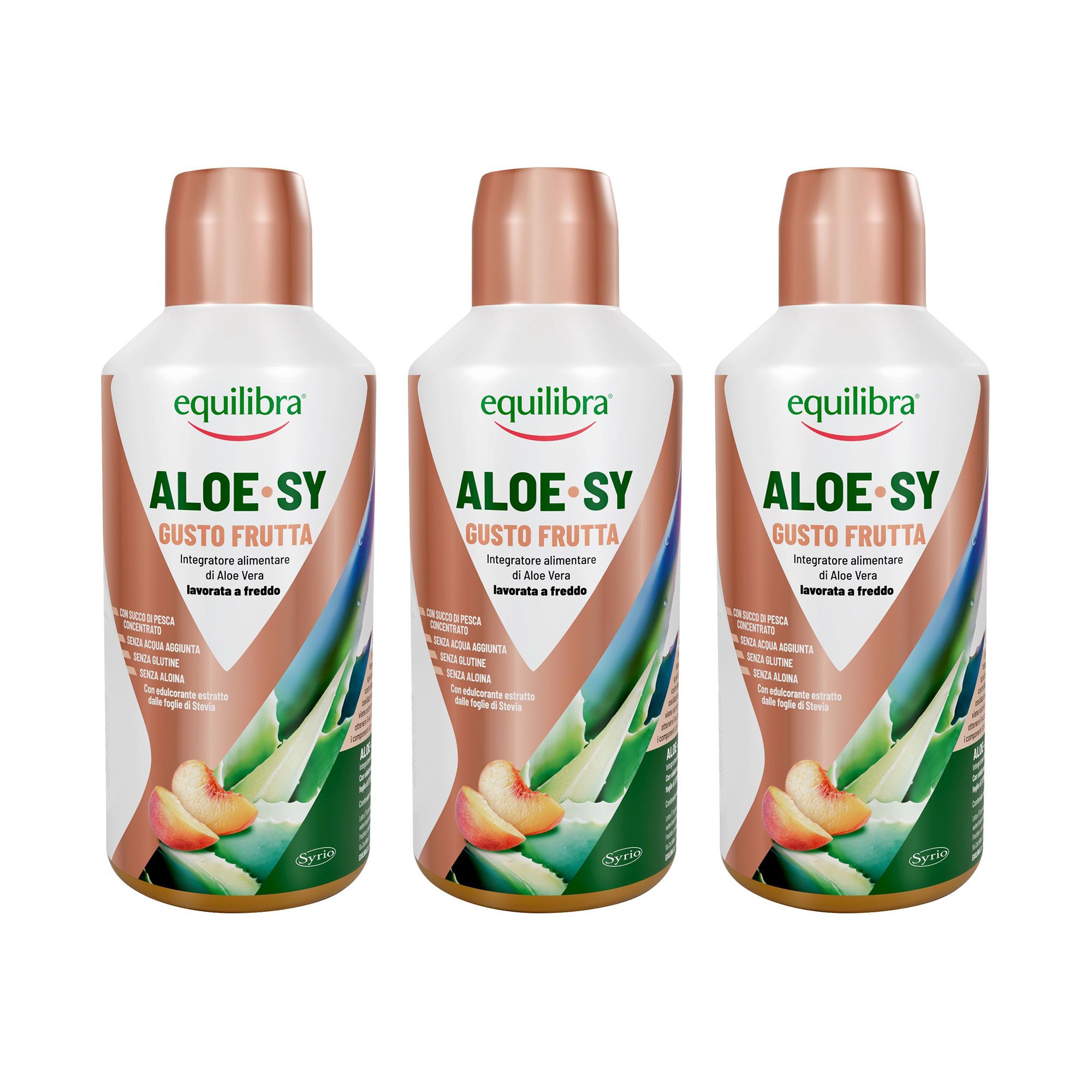 Syrio
Integratore Aloe Sy
gusto Succo Puro
o Frutta (3x1000ml)