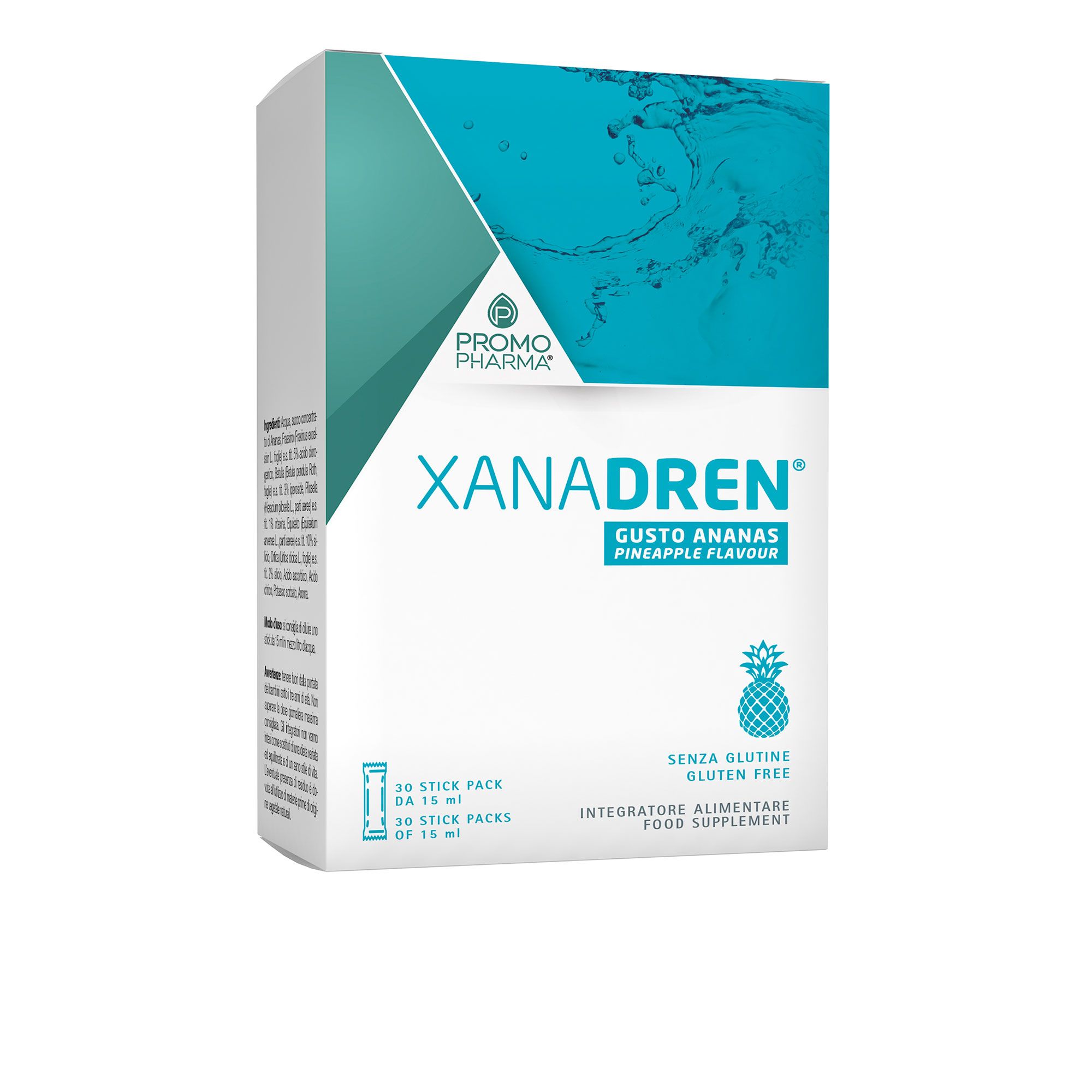 PromoPharma
Xanadren Integratore
alimentare utile per
drenaggio (30 stick)