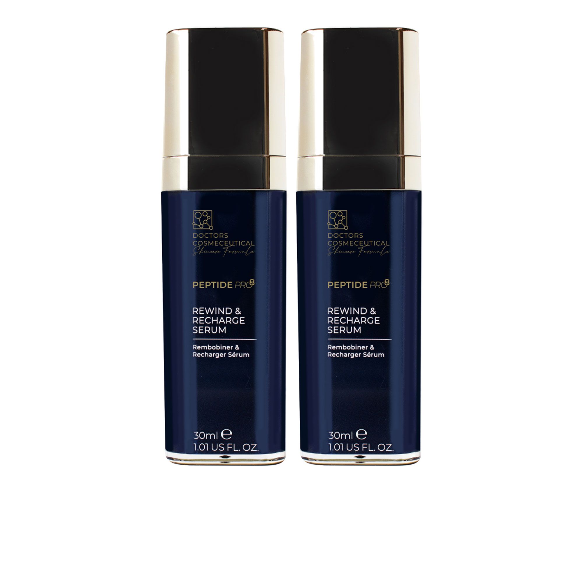 Doctors Formula
Siero viso Peptide
Pro8 Rewind&Recharge
(2x30 ml)