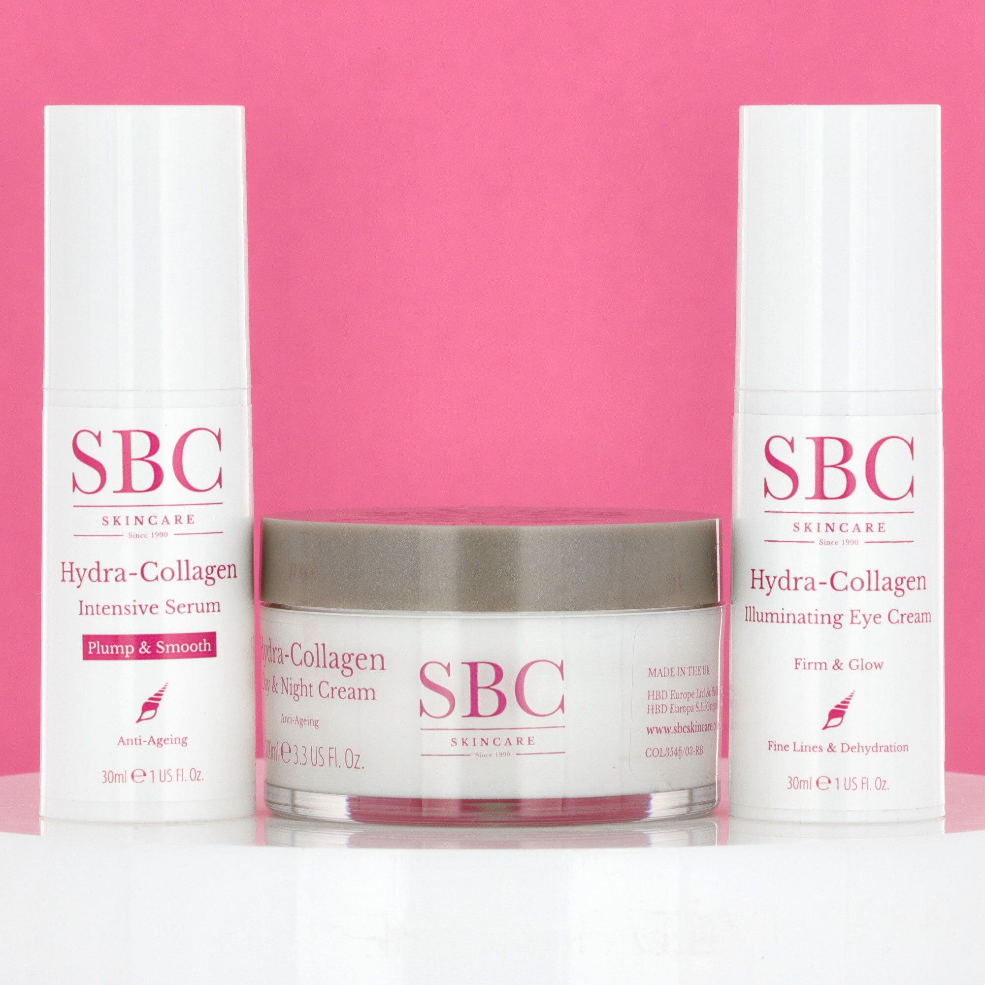 QVC SBC Kit Hydra-Collagen: Siero 30ml + Crema Contorno occhi 30ml + Crema giorno e notte