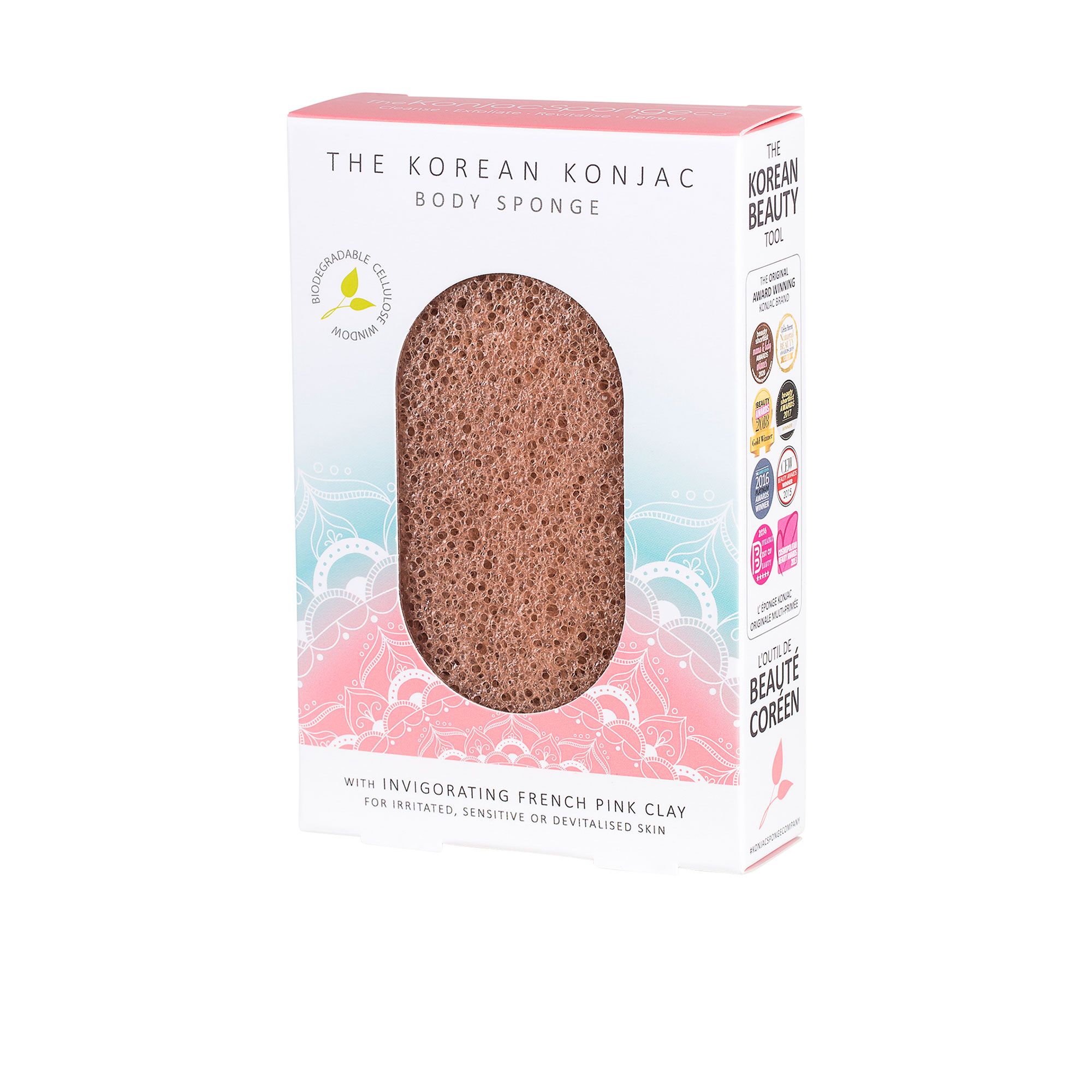 Image of The Konjac Sponge Co. Spugna corpo vegetale e purificante Mandala061