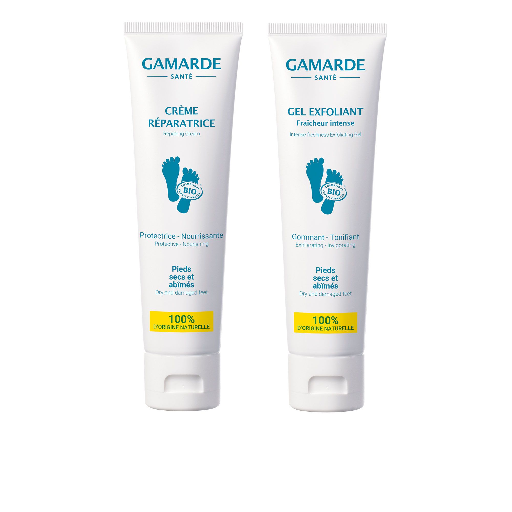 Gamarde
Kit piedi con crema
esfoliante (100ml)
e idratante (100ml)