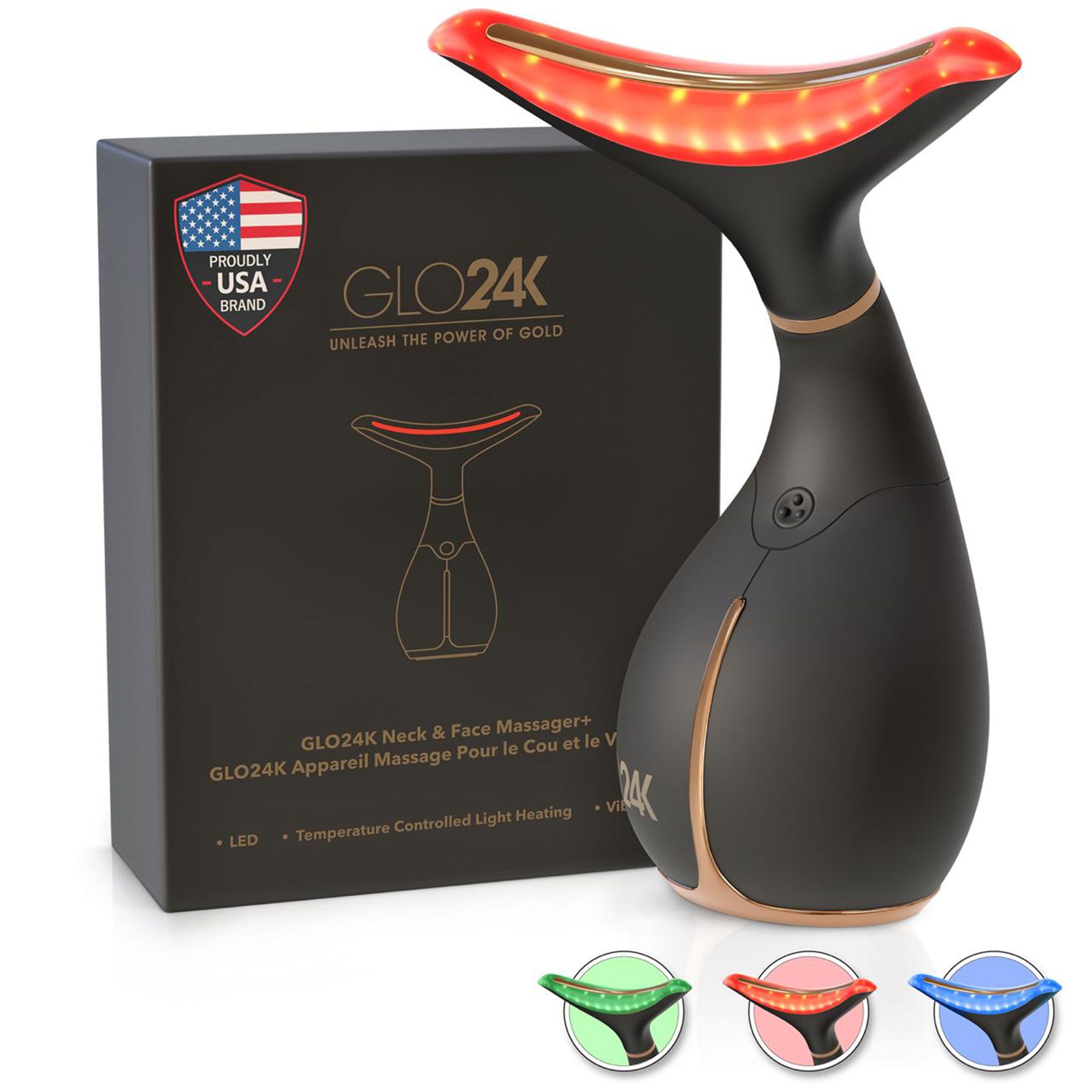 Glo24k
Dispositivo per viso
e collo BD2 Skin
Rejuvenating Beauty