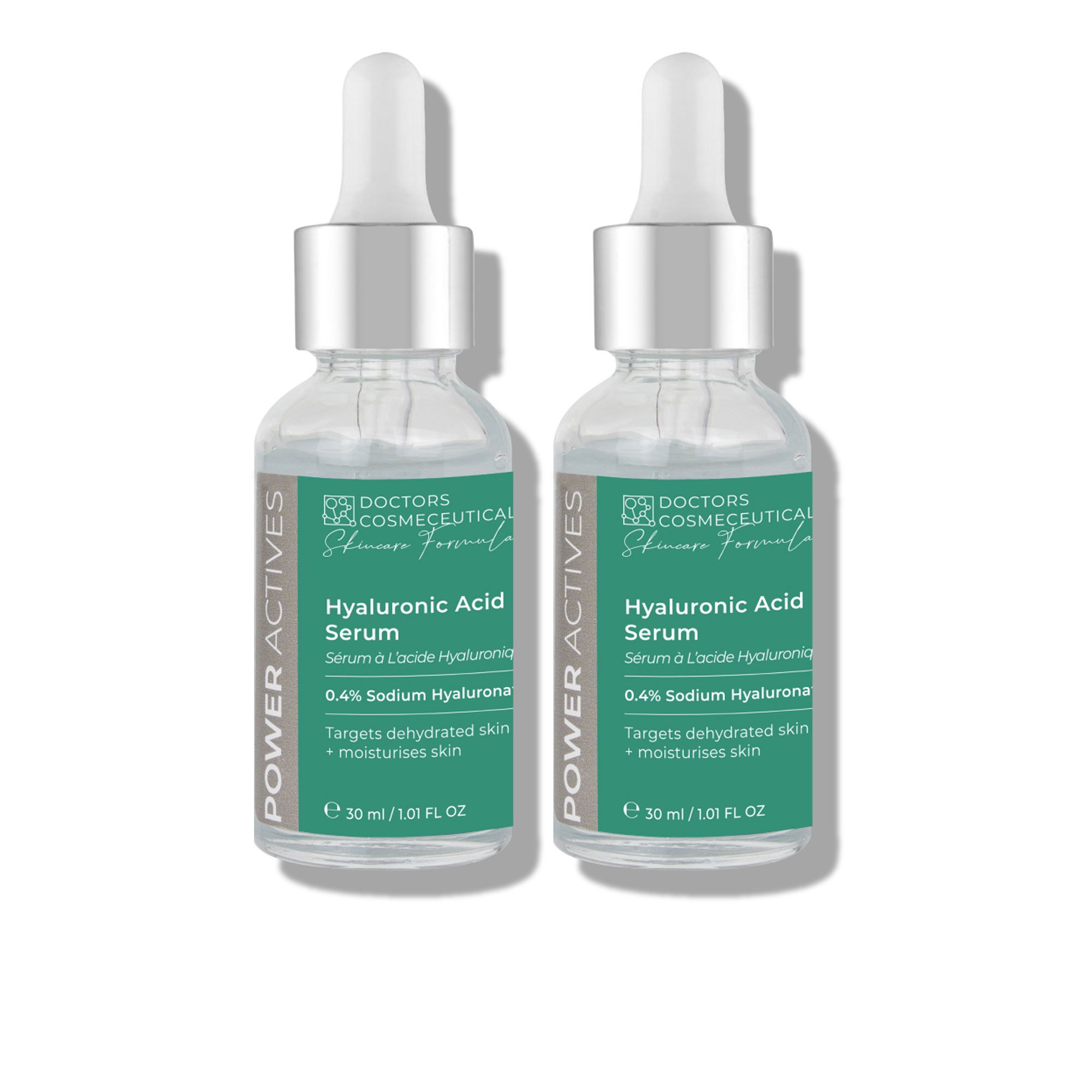 Doctors Formula Siero all'acido ialuronico Power Active (2x30 ml)