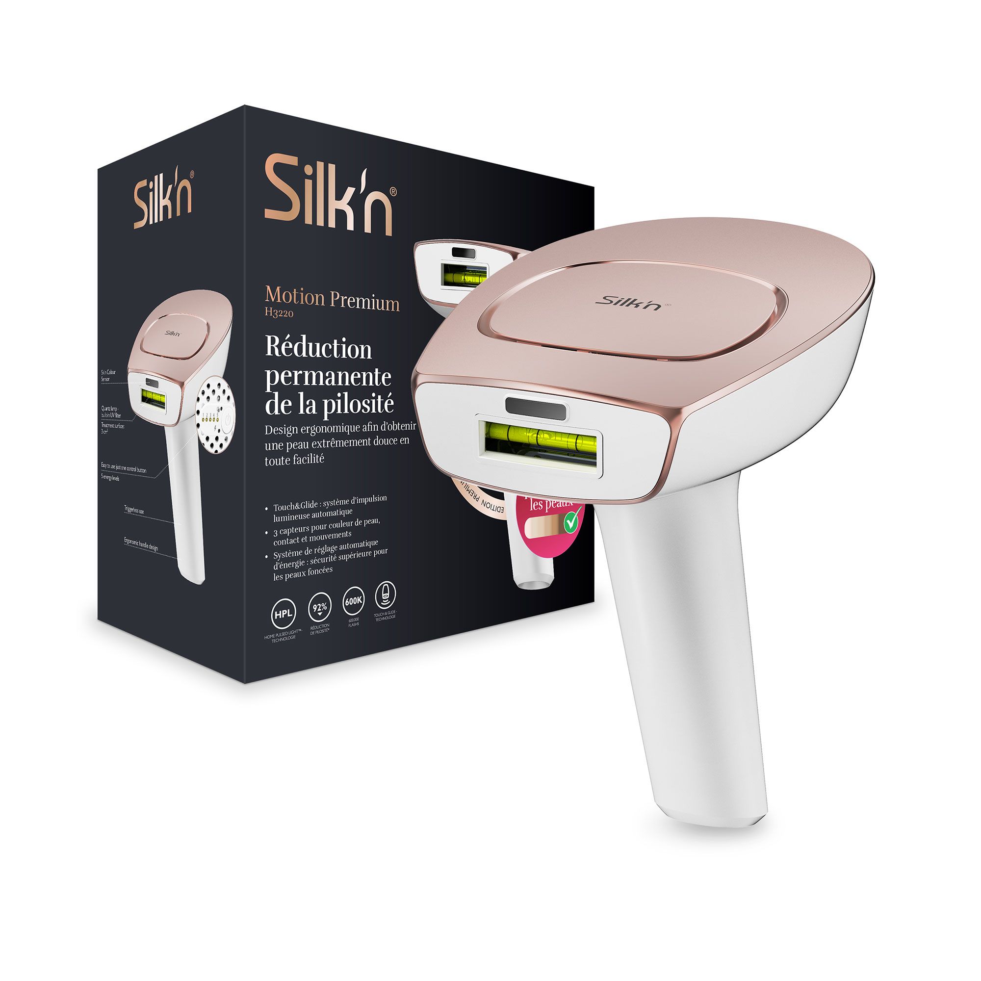 Silk’n
Motion Premium
epilatore a luce
pulsata HPL™