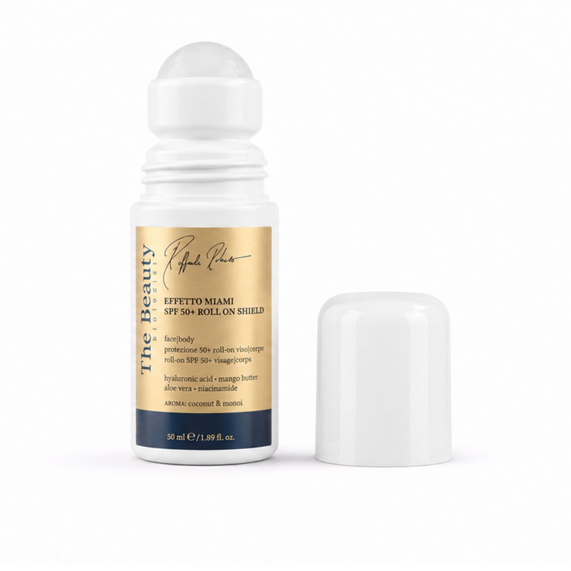 The Beauty Biologist Protezione solare effetto Miami SPF50+ roll-on (50ml)