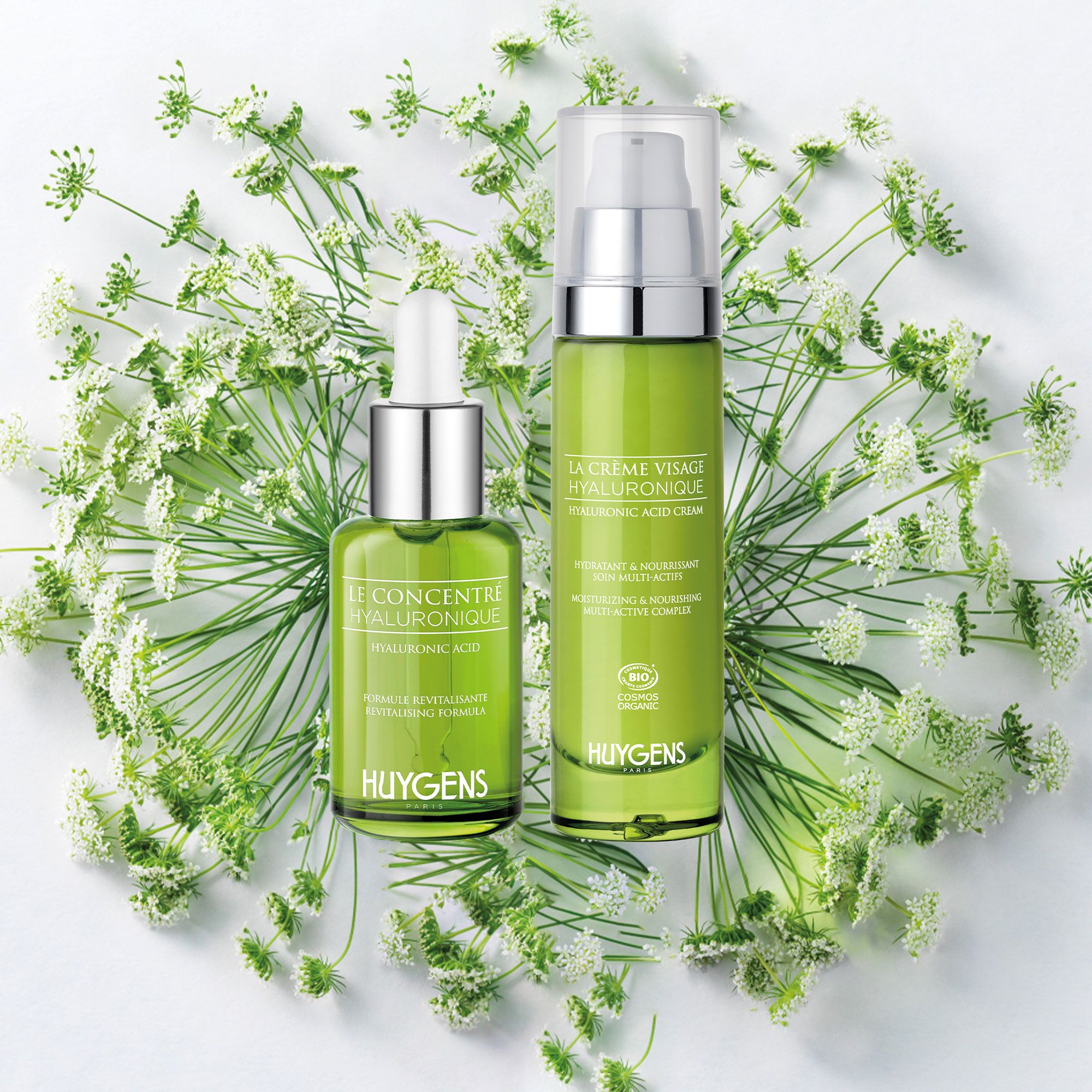 Huygens
Kit con Acido
Ialuronico: siero
e crema viso