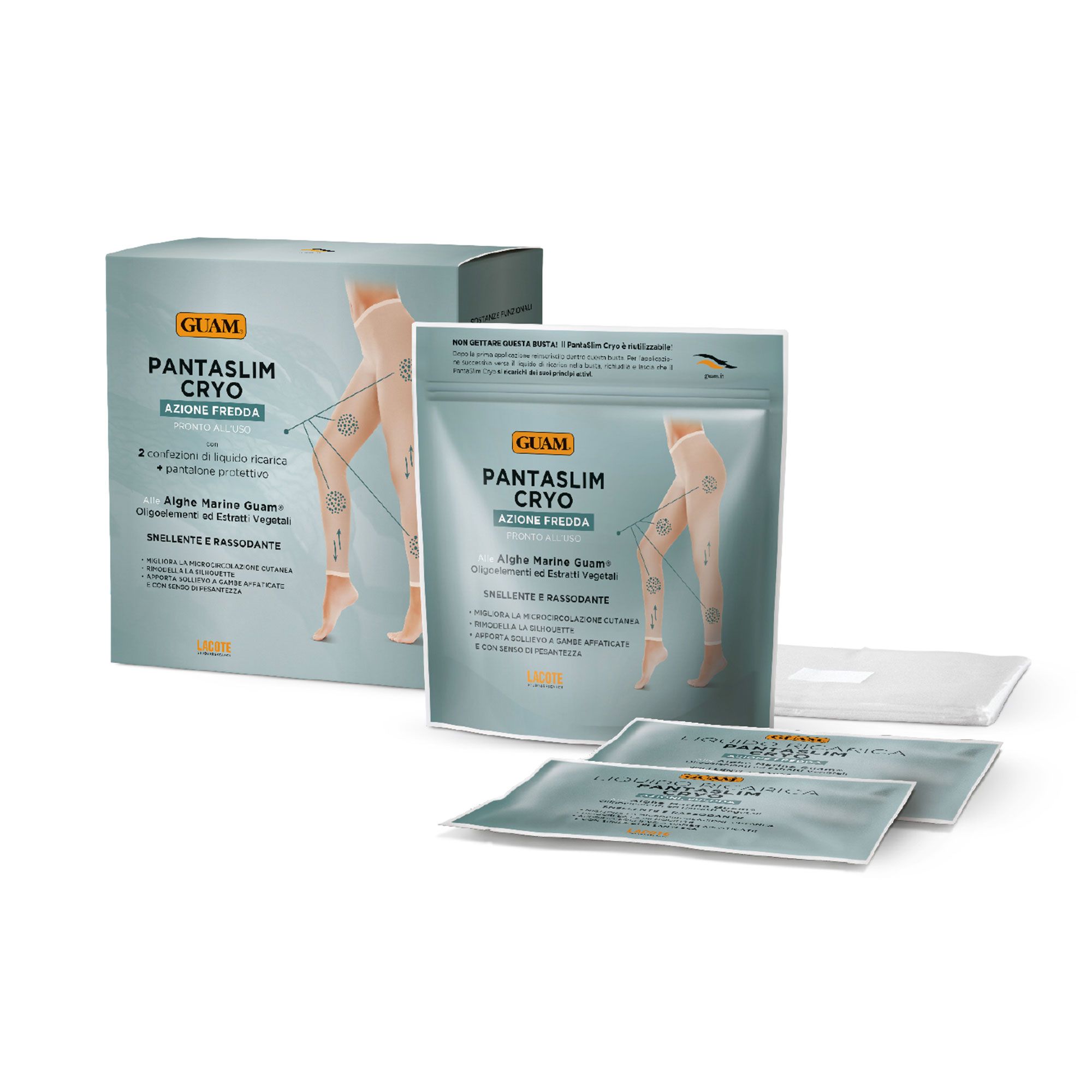 Guam®
Kit Pantaslim Cryo
+ Kit liquido
ricarica (3x100ml)