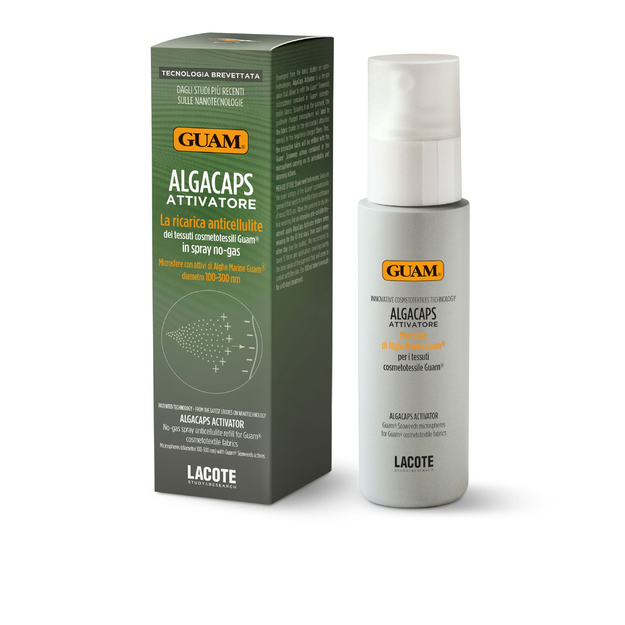 Guam®
AlgaCaps Attivatore
Leggings Ricarica
Anticellulite (100ml)