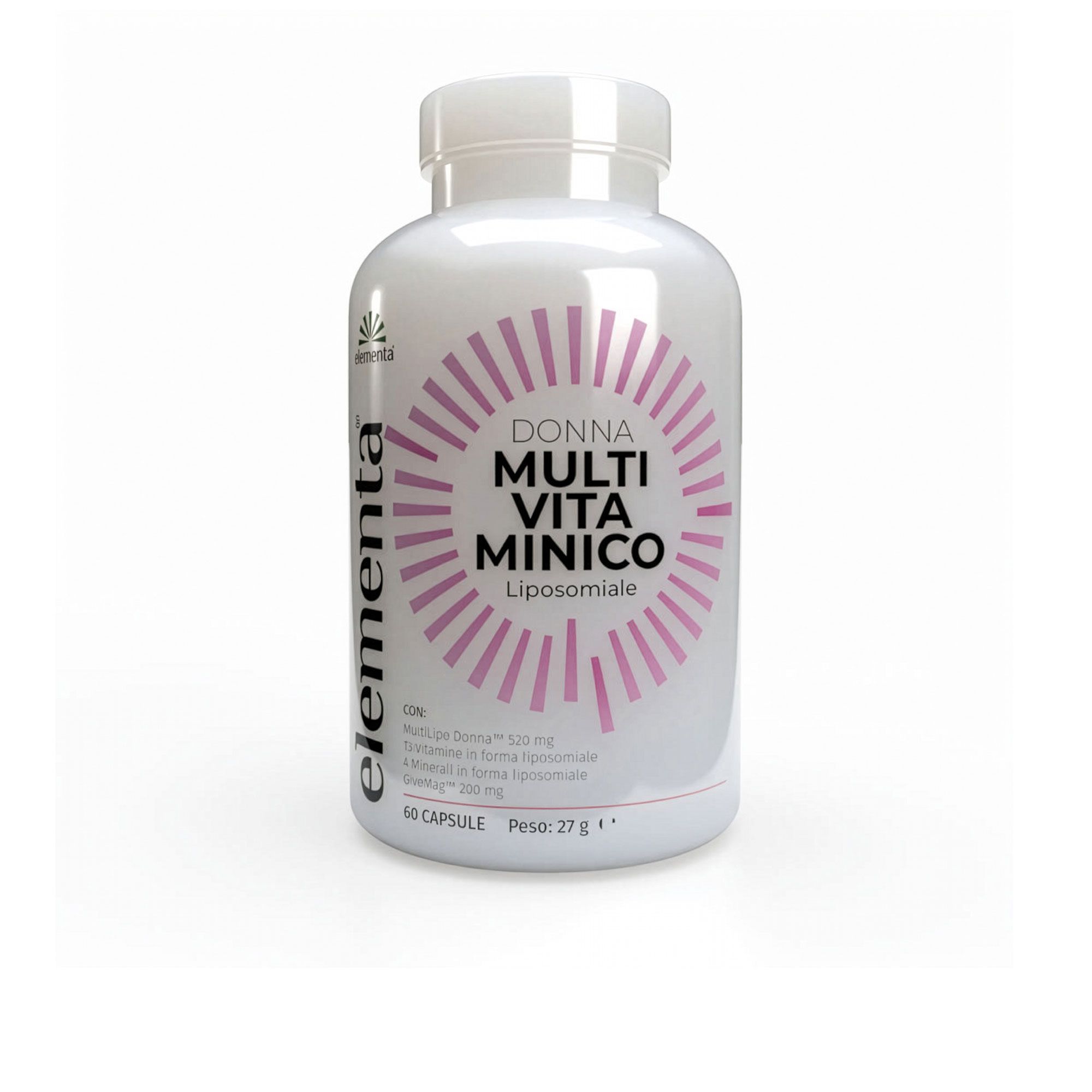 Elementa Multivitaminico Donna Liposomiale integratore (60cps)