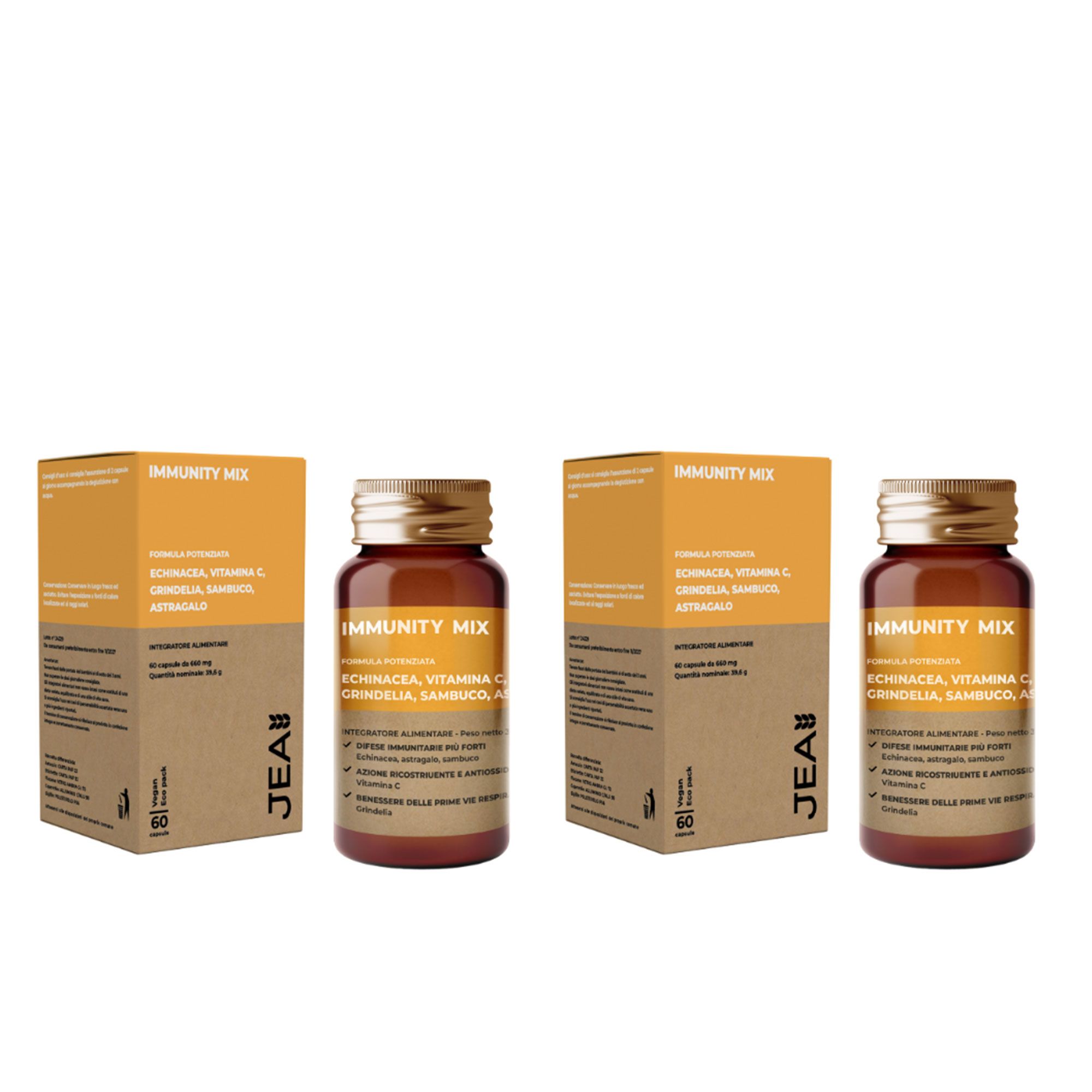 Jea
Immunity Mix
Integratore
alimentare (2x60cps)