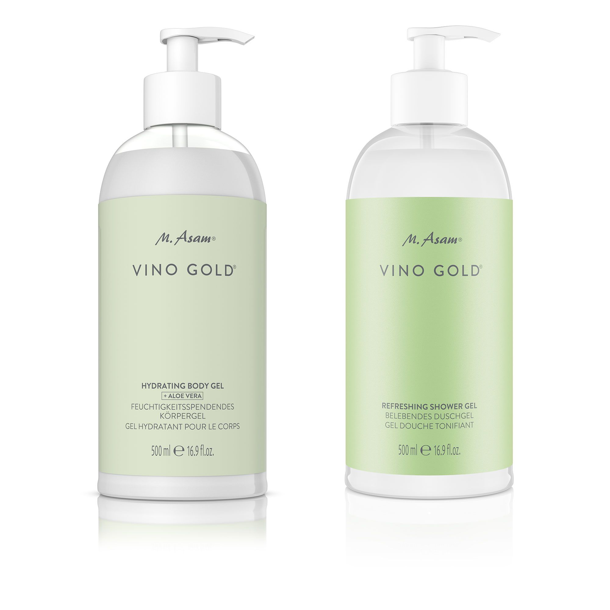 M. Asam
Kit Vino Gold:
gel corpo (500 ml) e
gel doccia (500 ml)