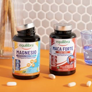 Equilibra®
Kit integratori:
Maca Forte (90 cps)
e Magnesio (90 cps)