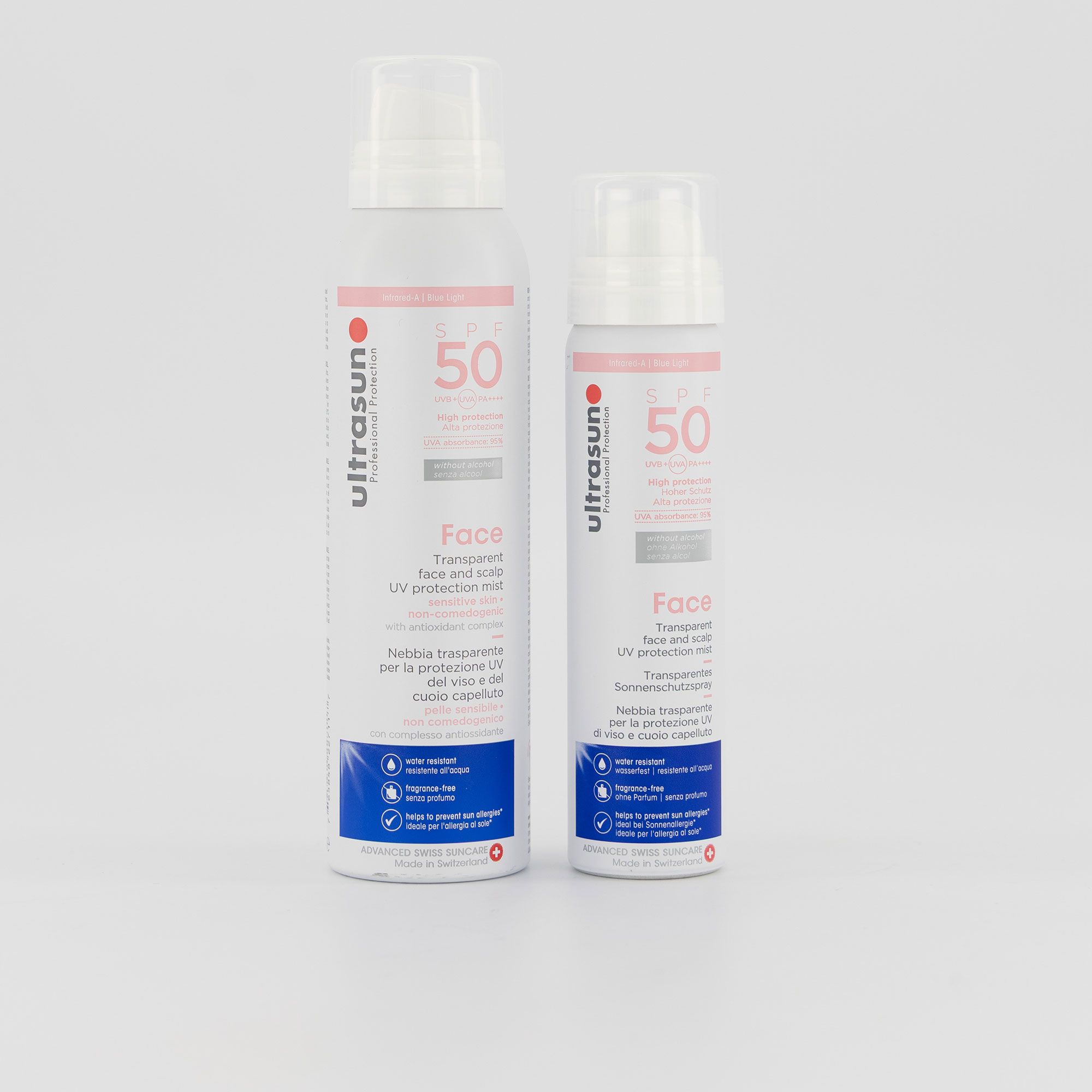 Ultrasun Protezione solare viso e capelli SPF50 (75ml + 150ml)
