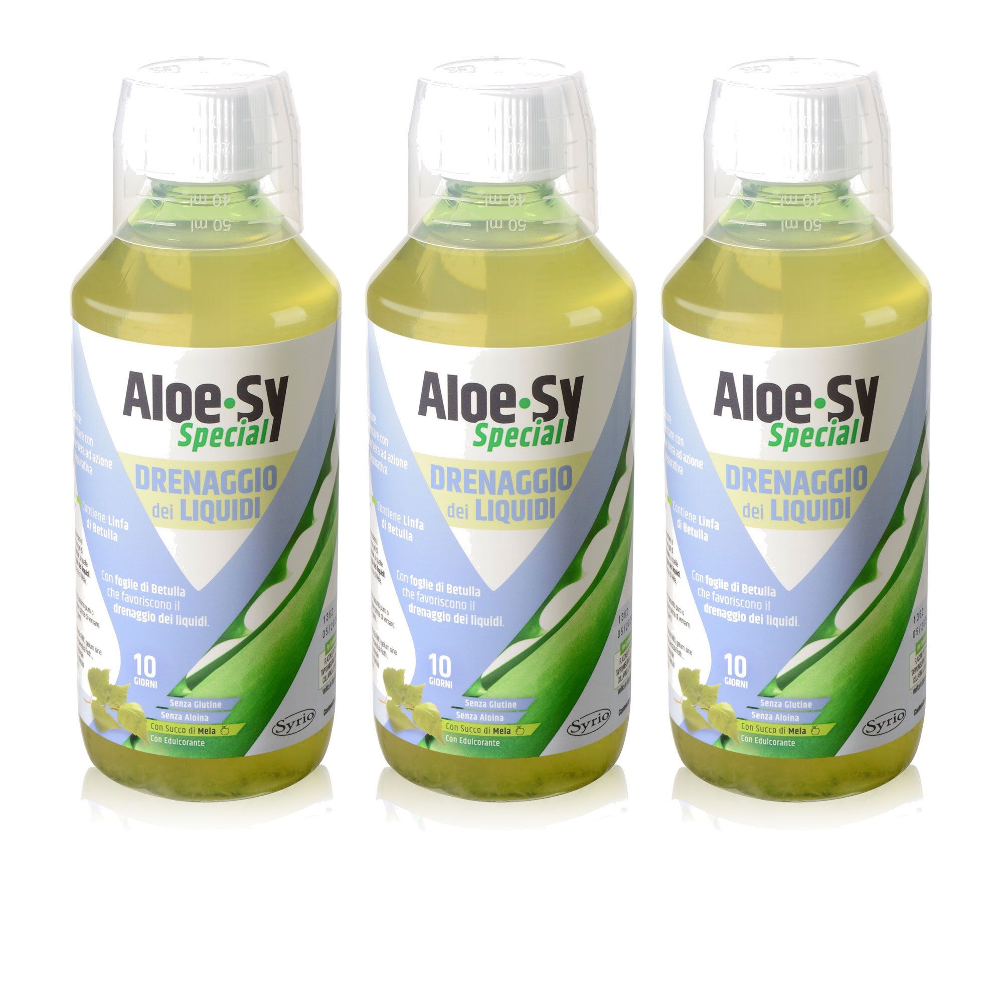 QVC Syrio Aloe Drenaggio dei Liquidi 3x 500ml