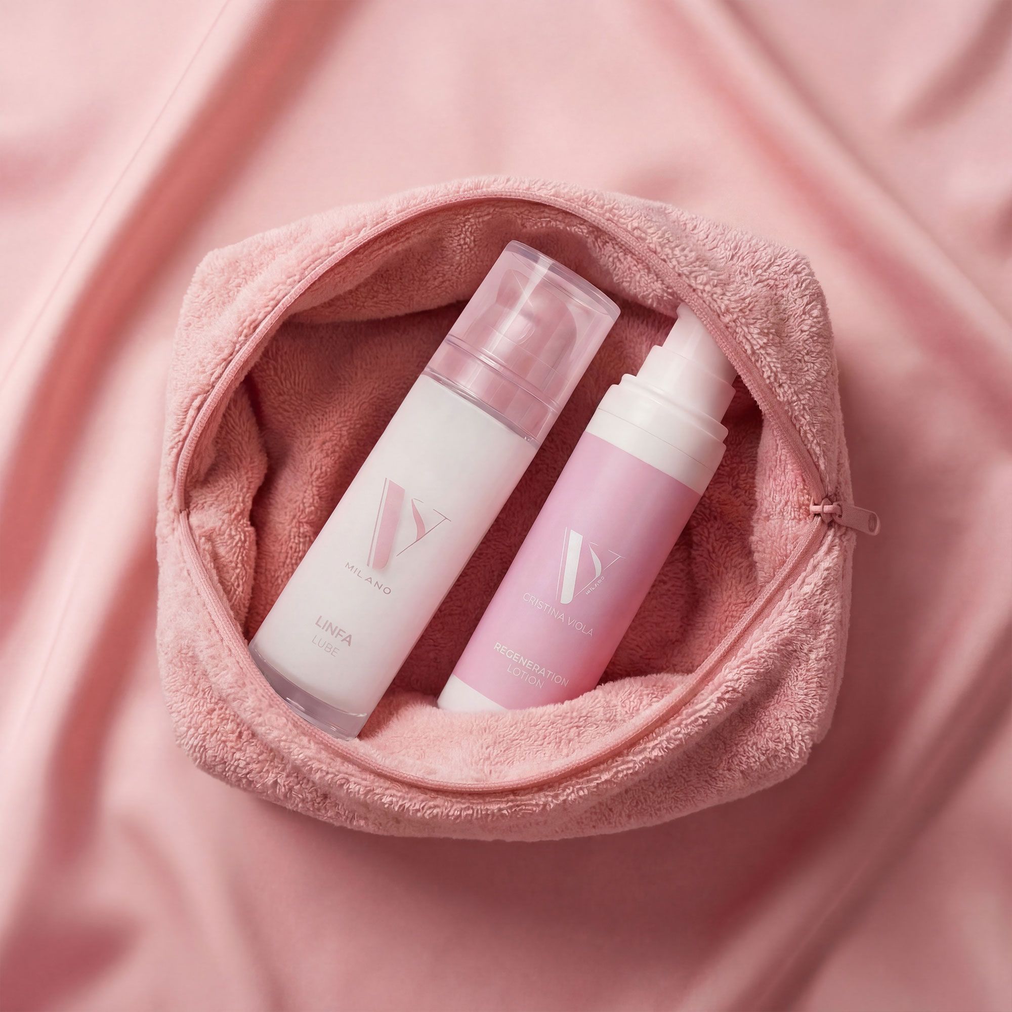VY Milano
Gel intimo Linfa
(30 ml) e lozione
Regeneration (50 ml)