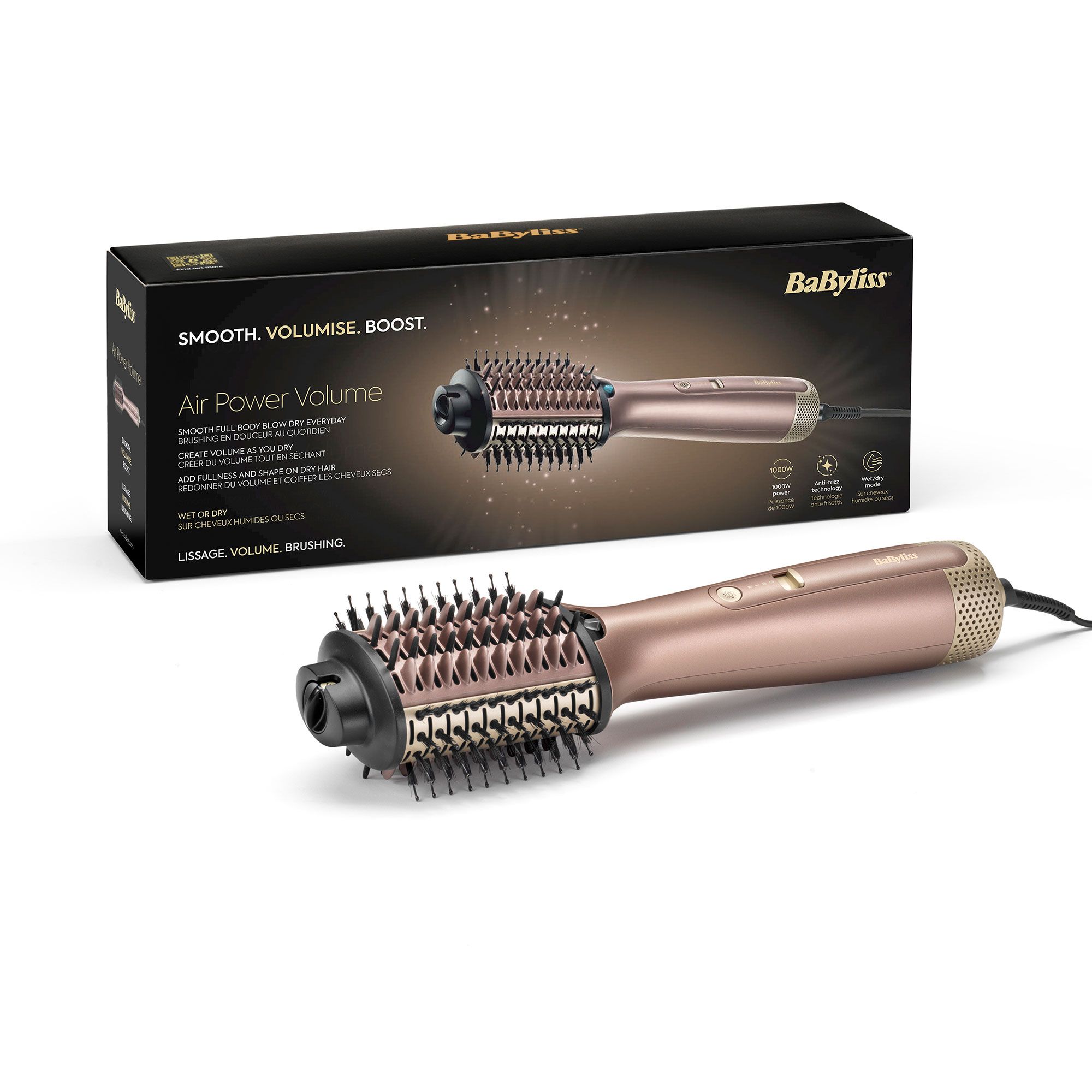 BaByliss
Air Power Volume
spazzola
asciugacapelli