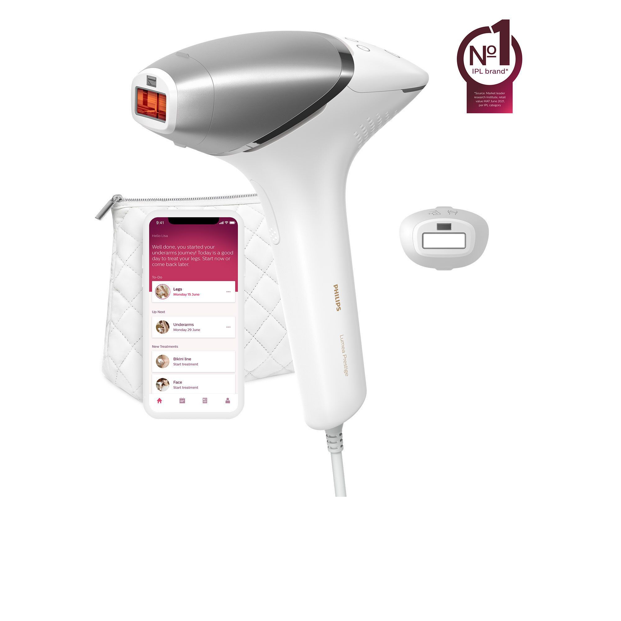 QVC Philips Lumea Prestige IPL Serie 8000 epilatore a luce pulsata