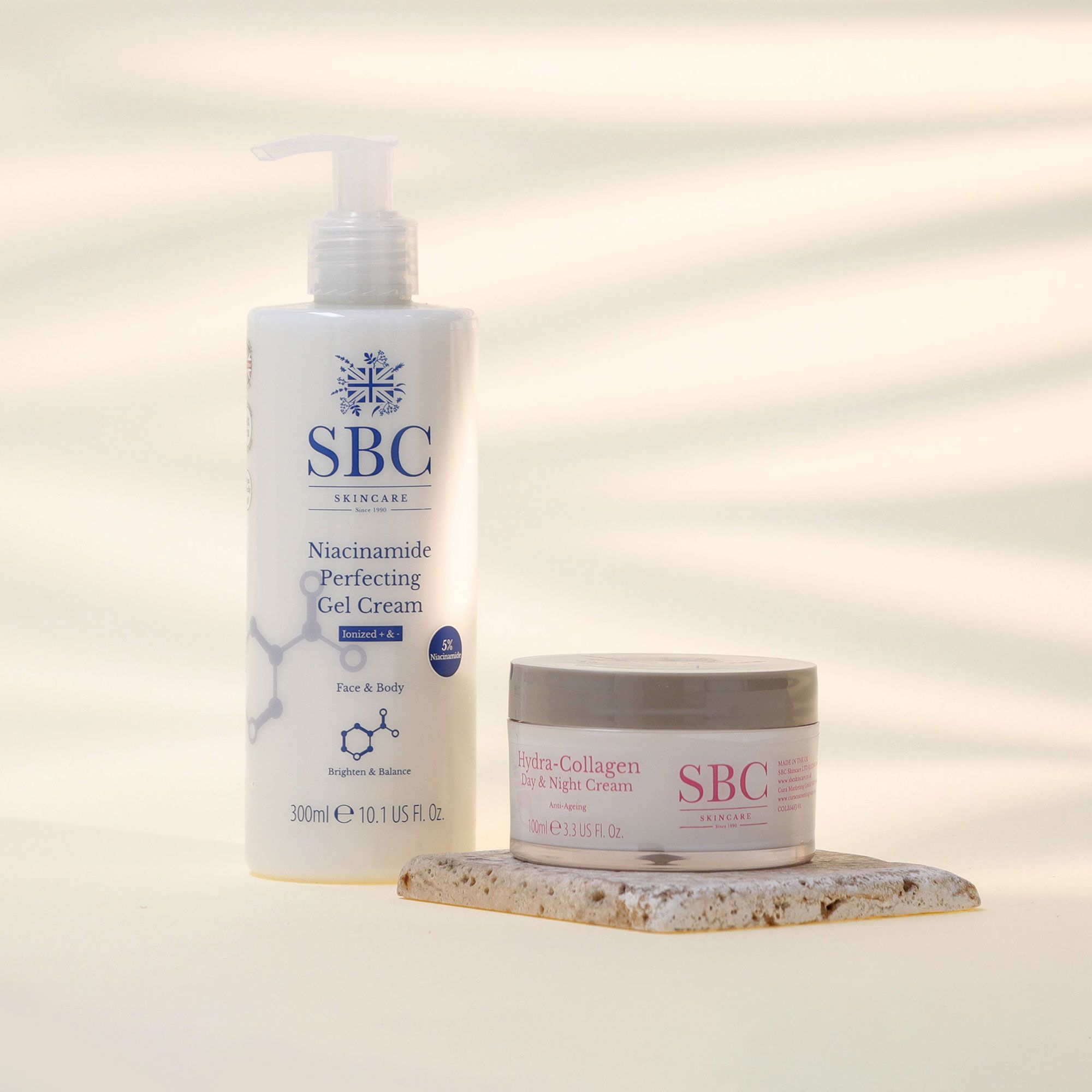 SBC
Crema Hydra-Collagen
(100 ml) e
Niacinamide (300 ml)