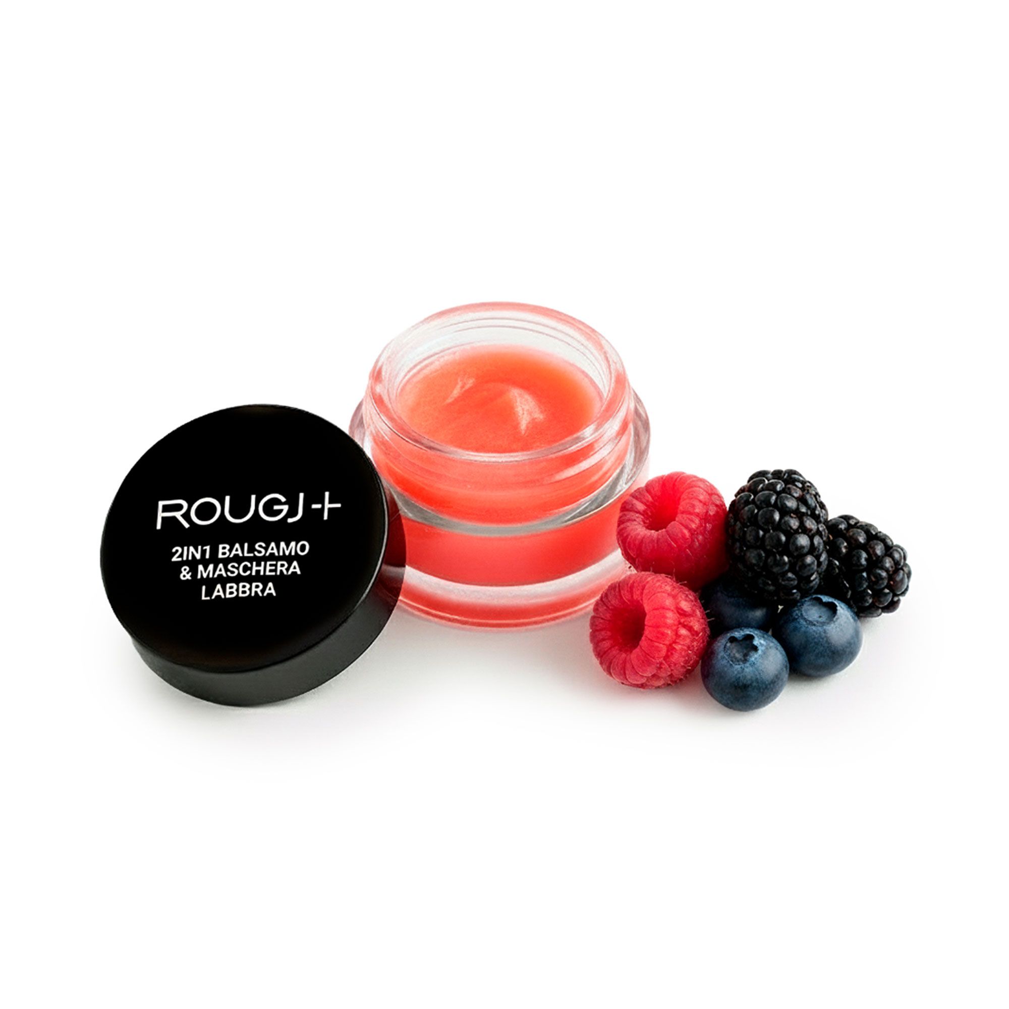 Rougj
Lip Care Balsamo
e maschera labbra
2in1 (10ml)