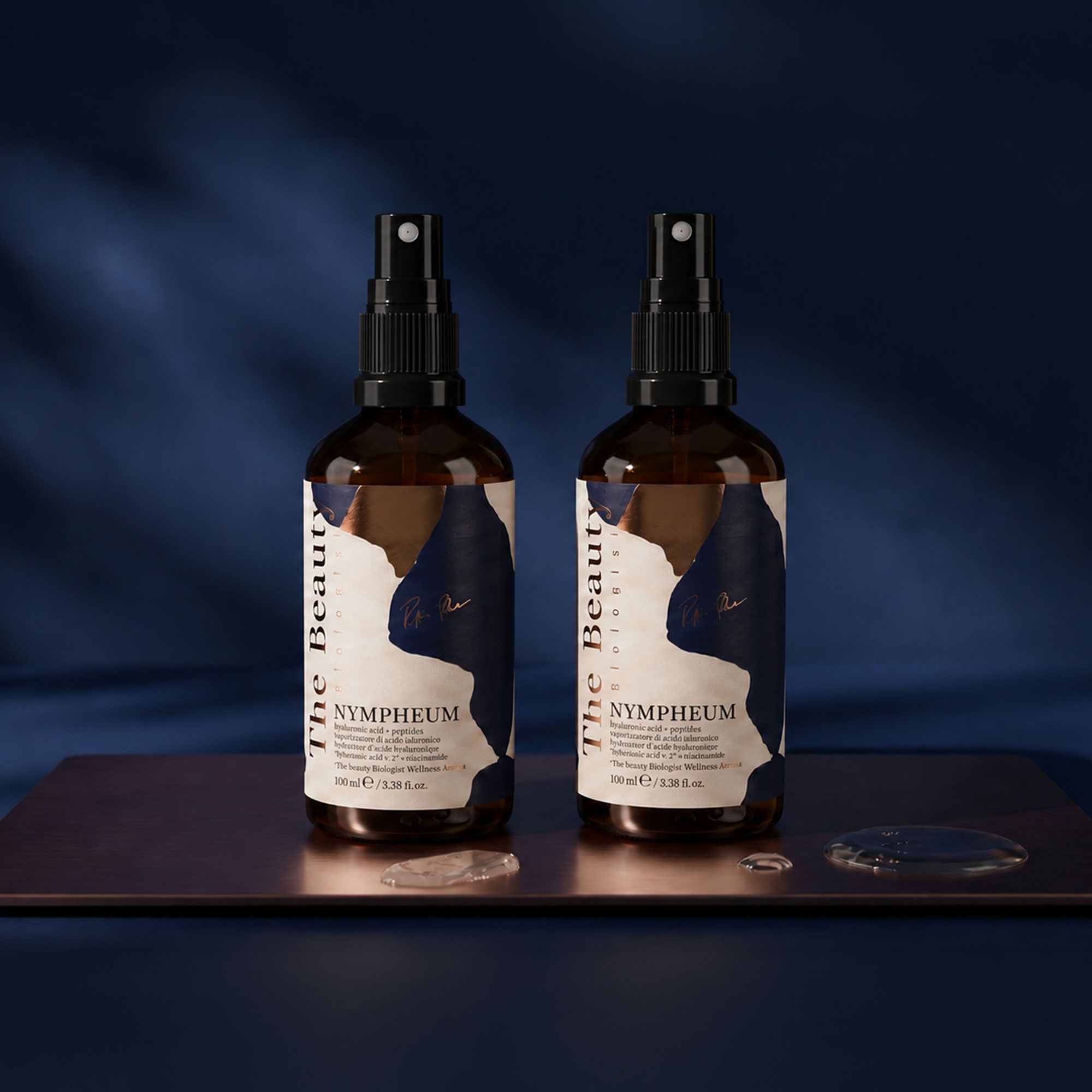 The Beauty Biologist
Spray viso con acido
ialuronico Nympheum
(2x100ml)