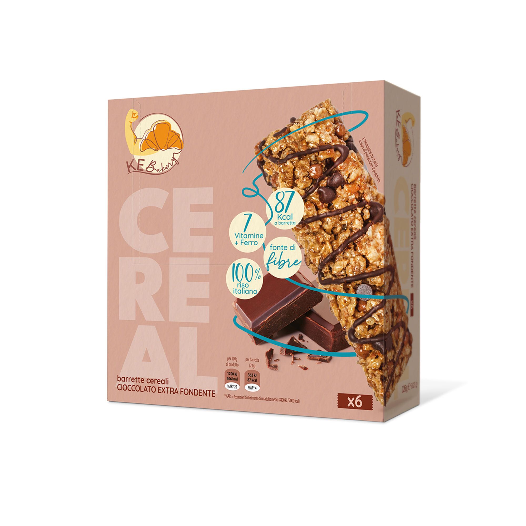 QVC Ke Bakery Pack 6 barrette di cereali gusto a scelta