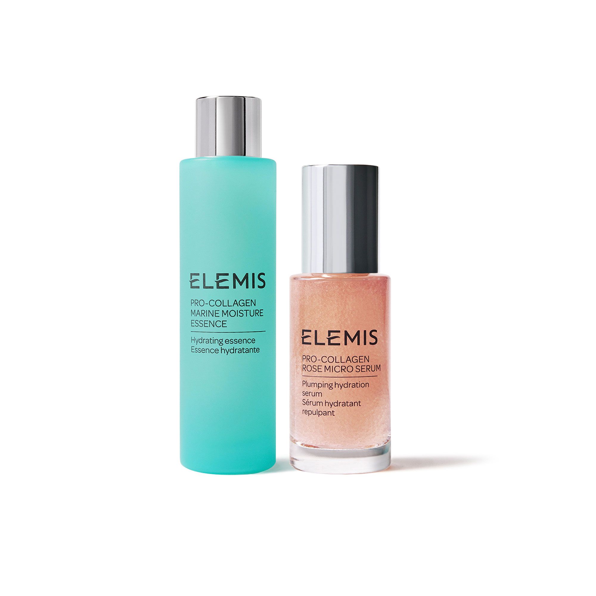 Elemis
Kit Pro-Collagen:
siero Rose (30ml)
e crema Marine (28ml)